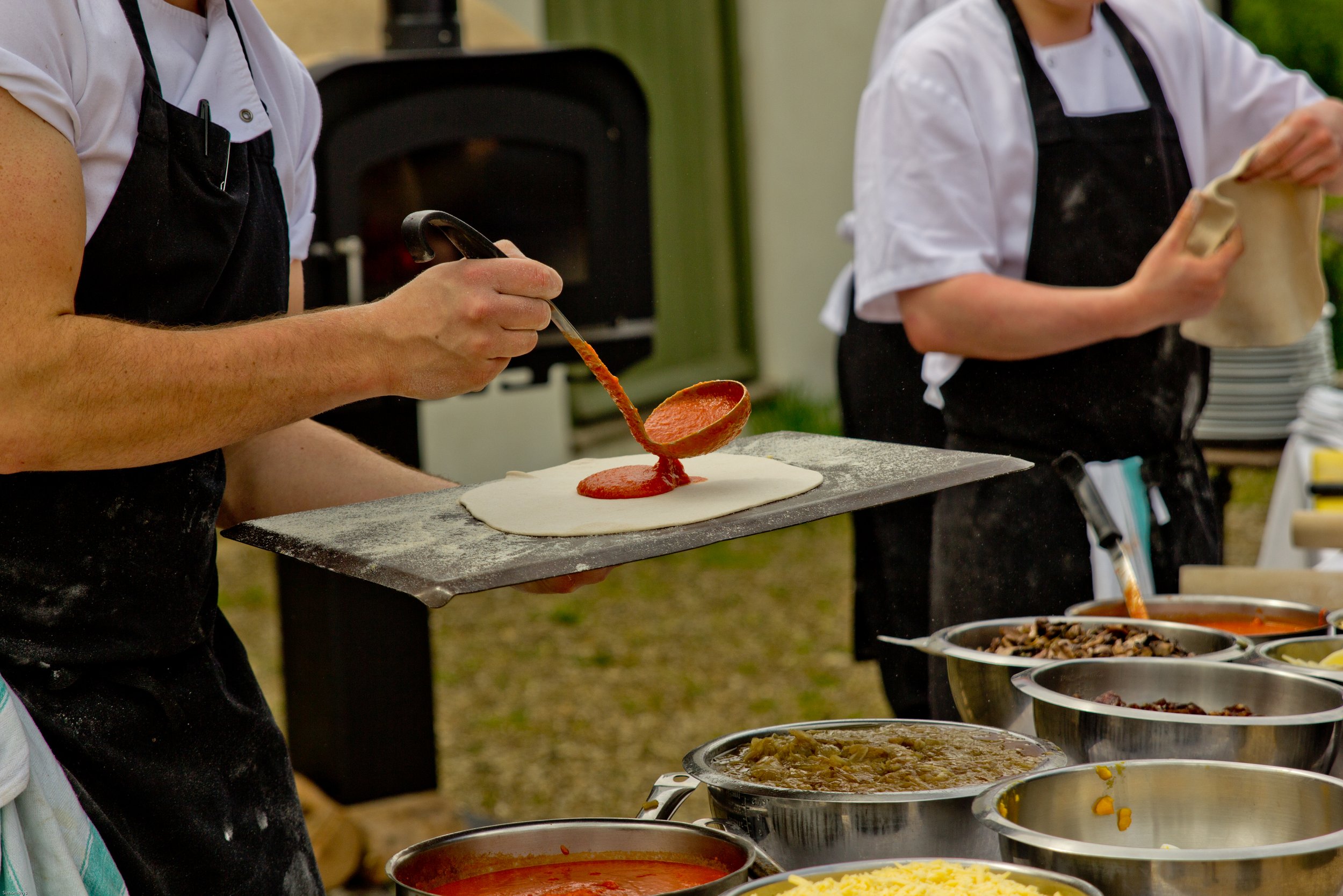 Pizza base chefs River Cottage