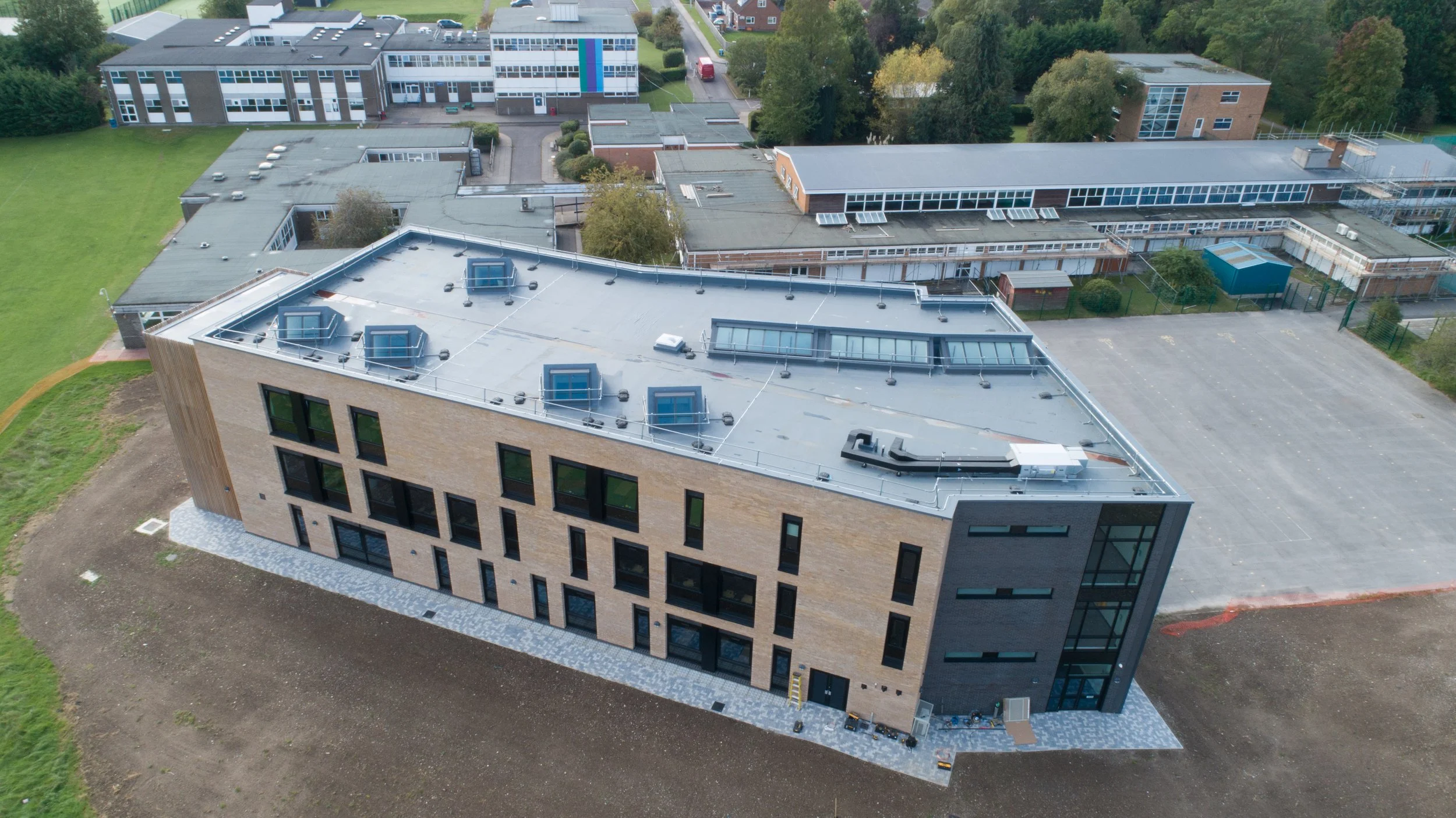 Aerial Photography Avon Valley New Sixth Form Building