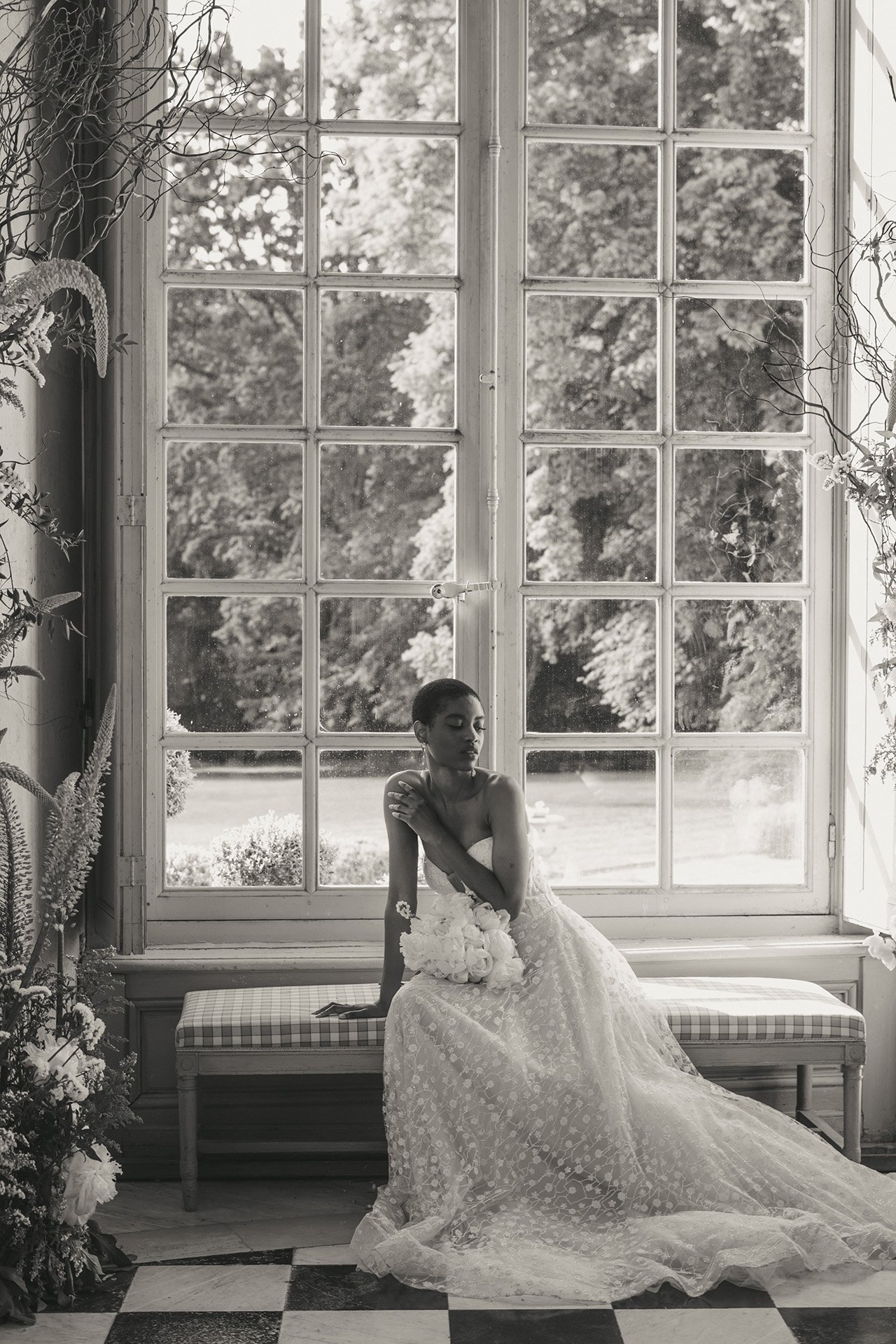 bridal-editorial-paris-chateau-foyer-window-yellow-flower-9.jpg