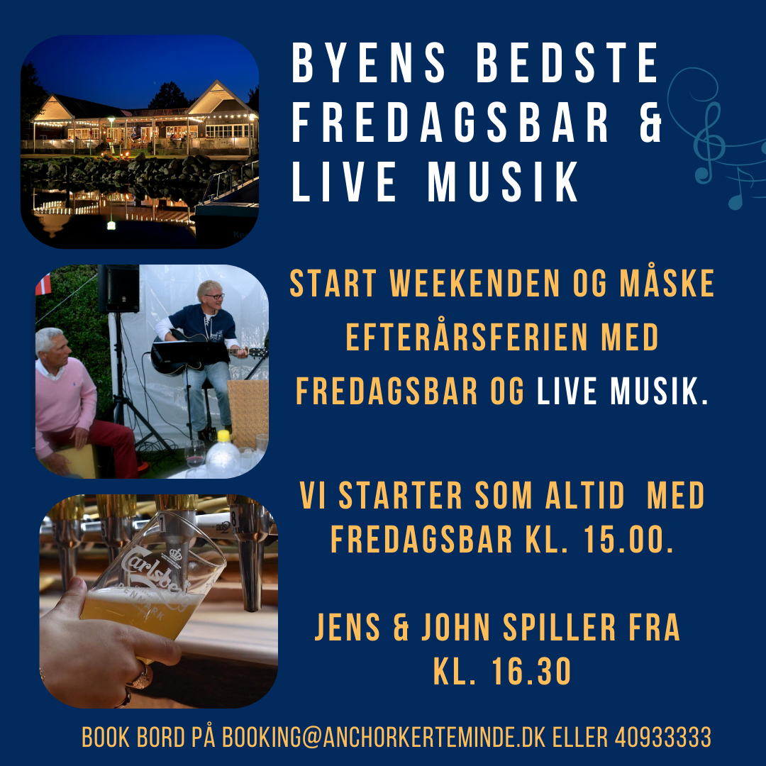 FREDAGSBAR MED LIVE MUSIK