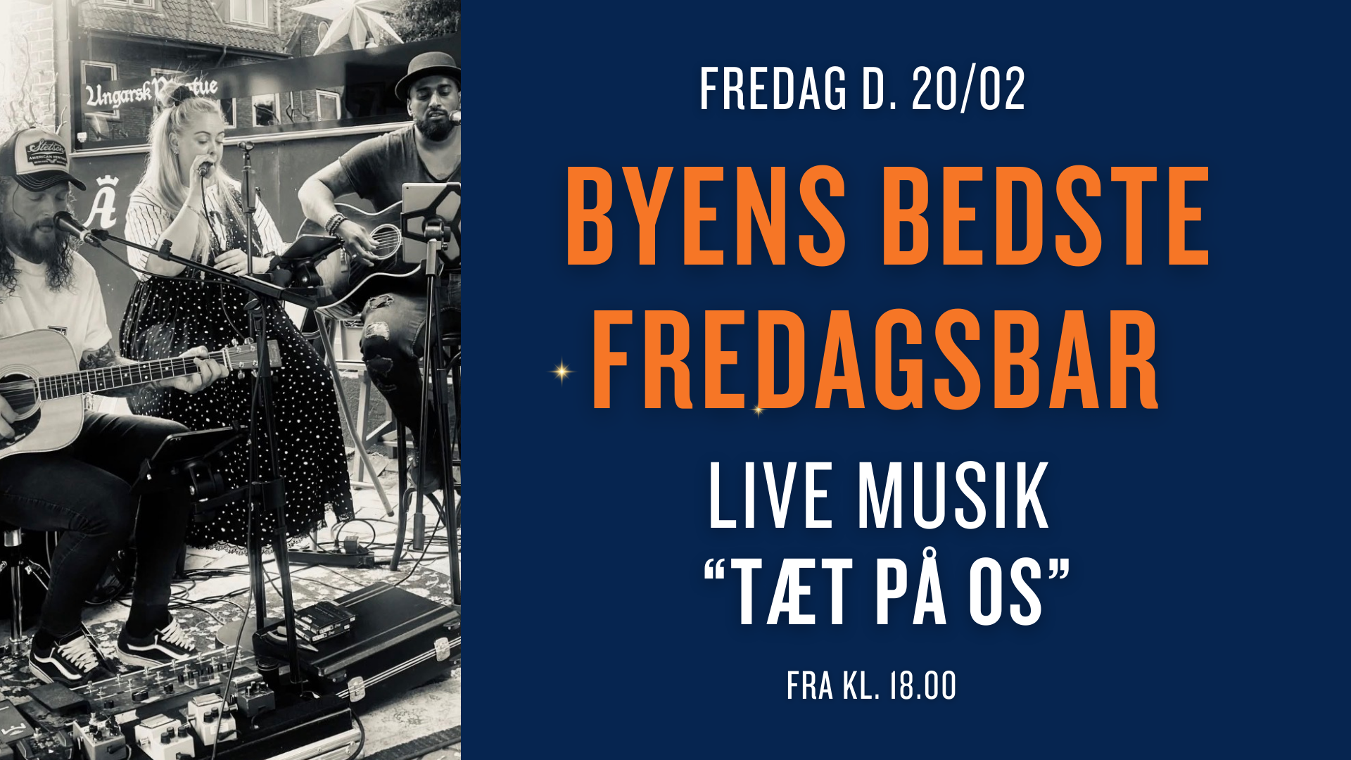FREDAGSBAR & Live musik