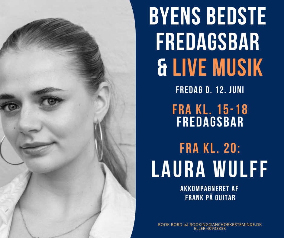 LIVE MUSIK OG FREDAGSBAR PÅ ANCHOR I KERTEMINDE