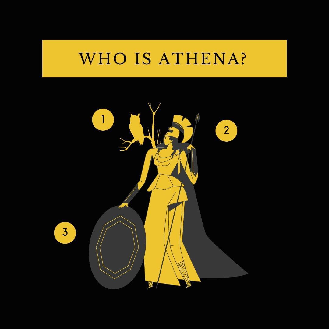 Athena is the Greek goddess of wisdom and war. However, she is also paradoxically associated with peace and handicraft.⁠
⁠
Symbolically, she has been connected with the Owl, Spear, and Shield. We believe in serving you in the same way:⁠
⁠
1. Owl: We 