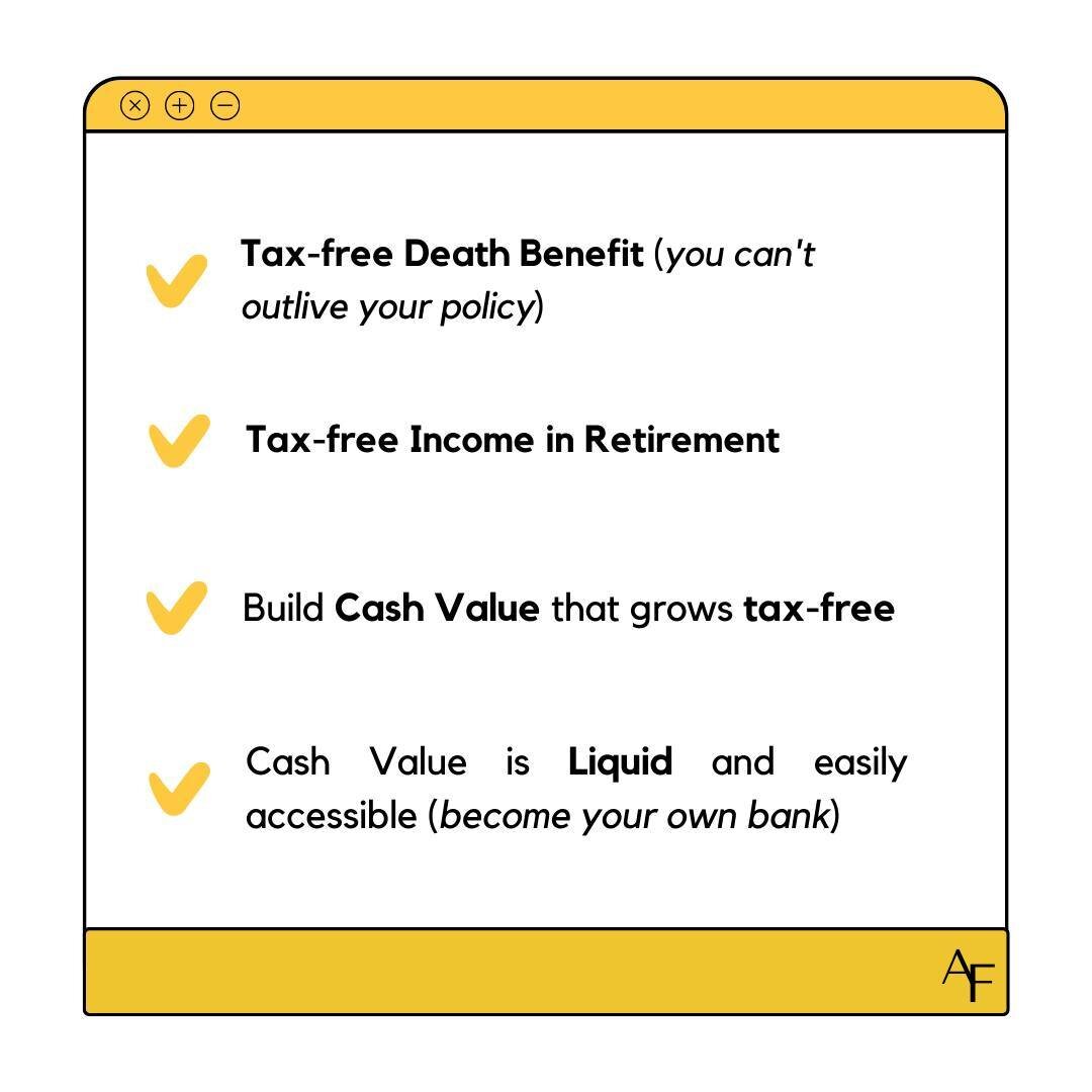 People think life insurance is boring, but did you know that life insurance can be this POWERFUL?!⁠
⁠
1. Tax free death benefit that you cannot outlive, to pass your wealth to the next generation ⁠
2. Tax free income for retirement - How does an extr