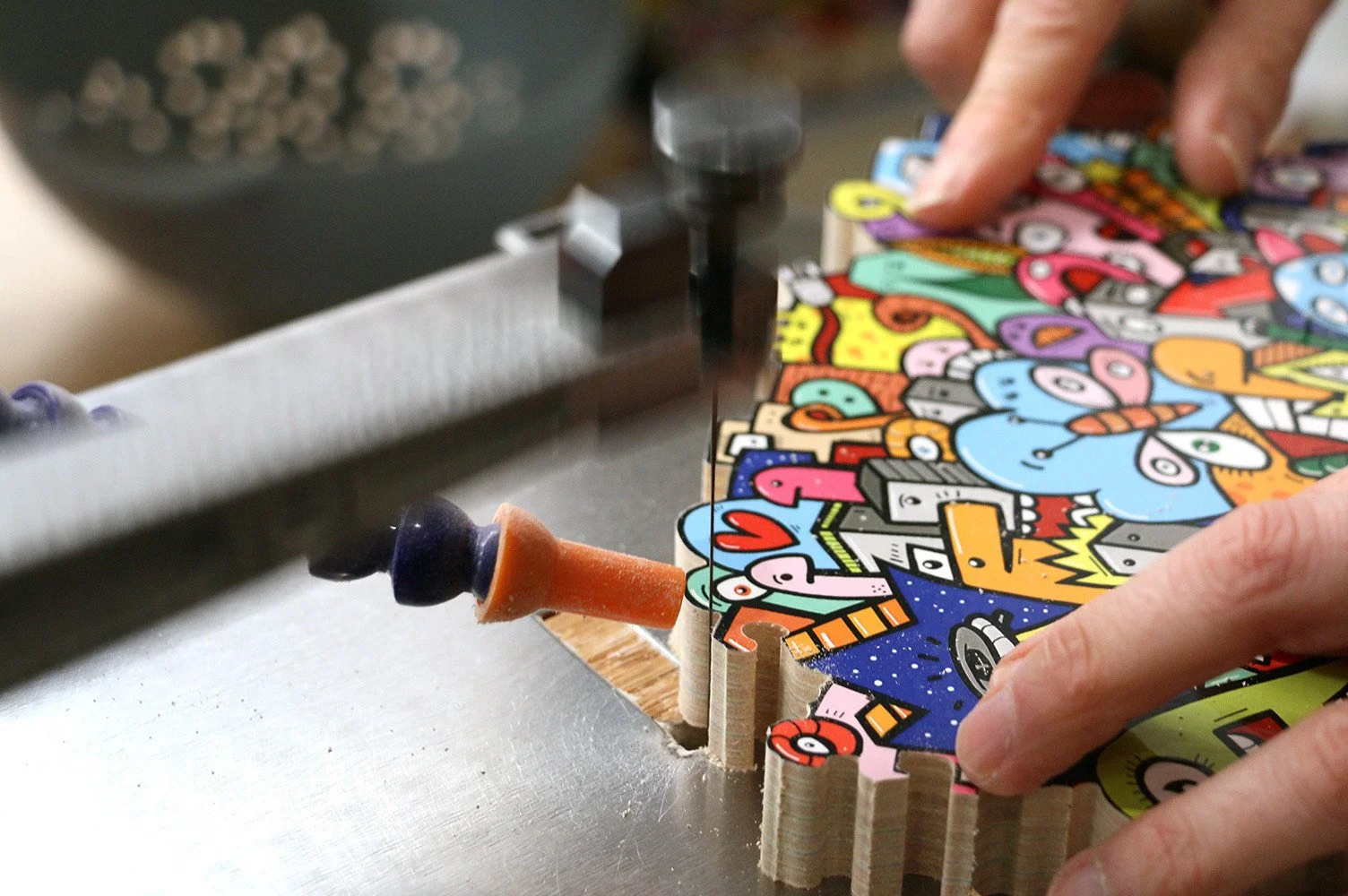 Puzzle design par Jigé artiste pour la marque française Puzzle Michèle Wilson