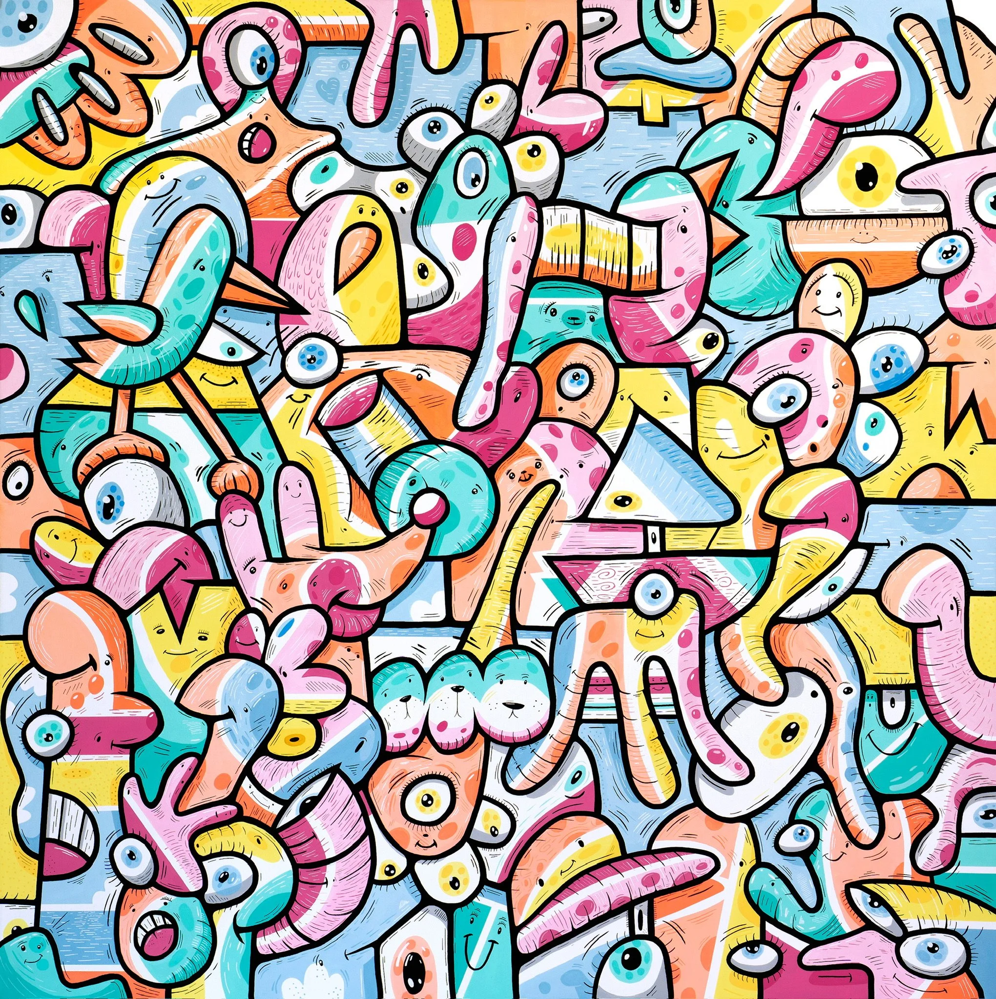 Oeuvre unique de l'artiste français Jigé