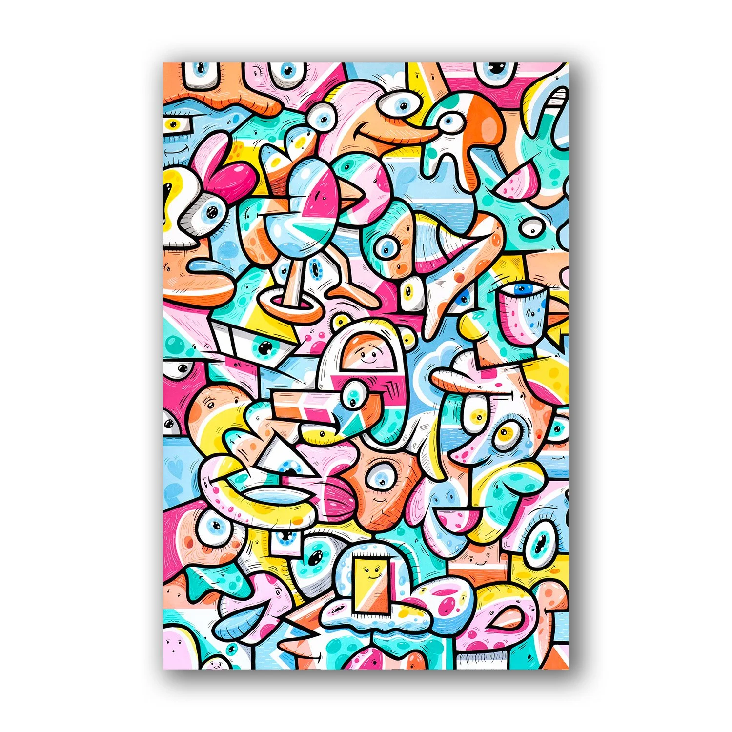 L'embuscade - Pièce unique - 80x120 cm