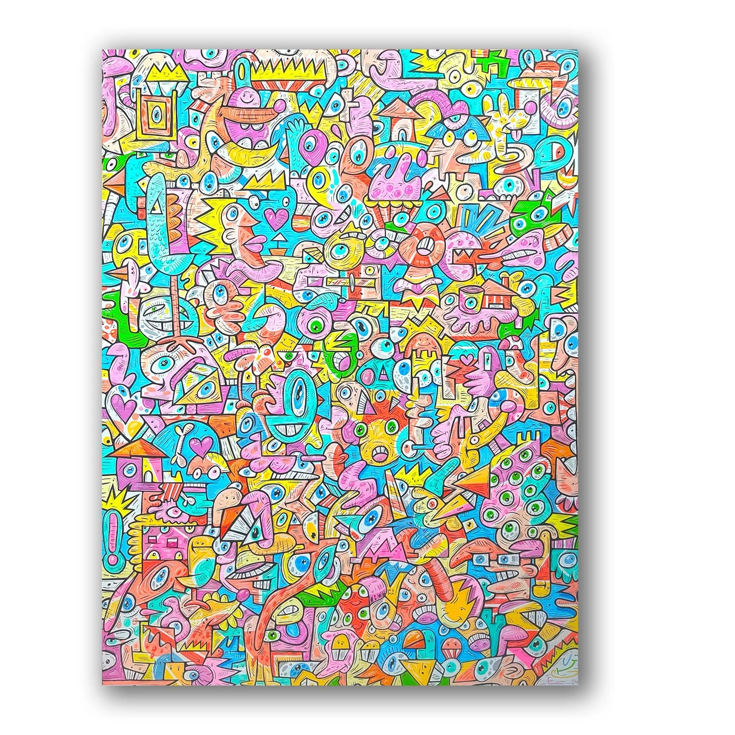 Malo l'été - Pièce unique - 90X120cm