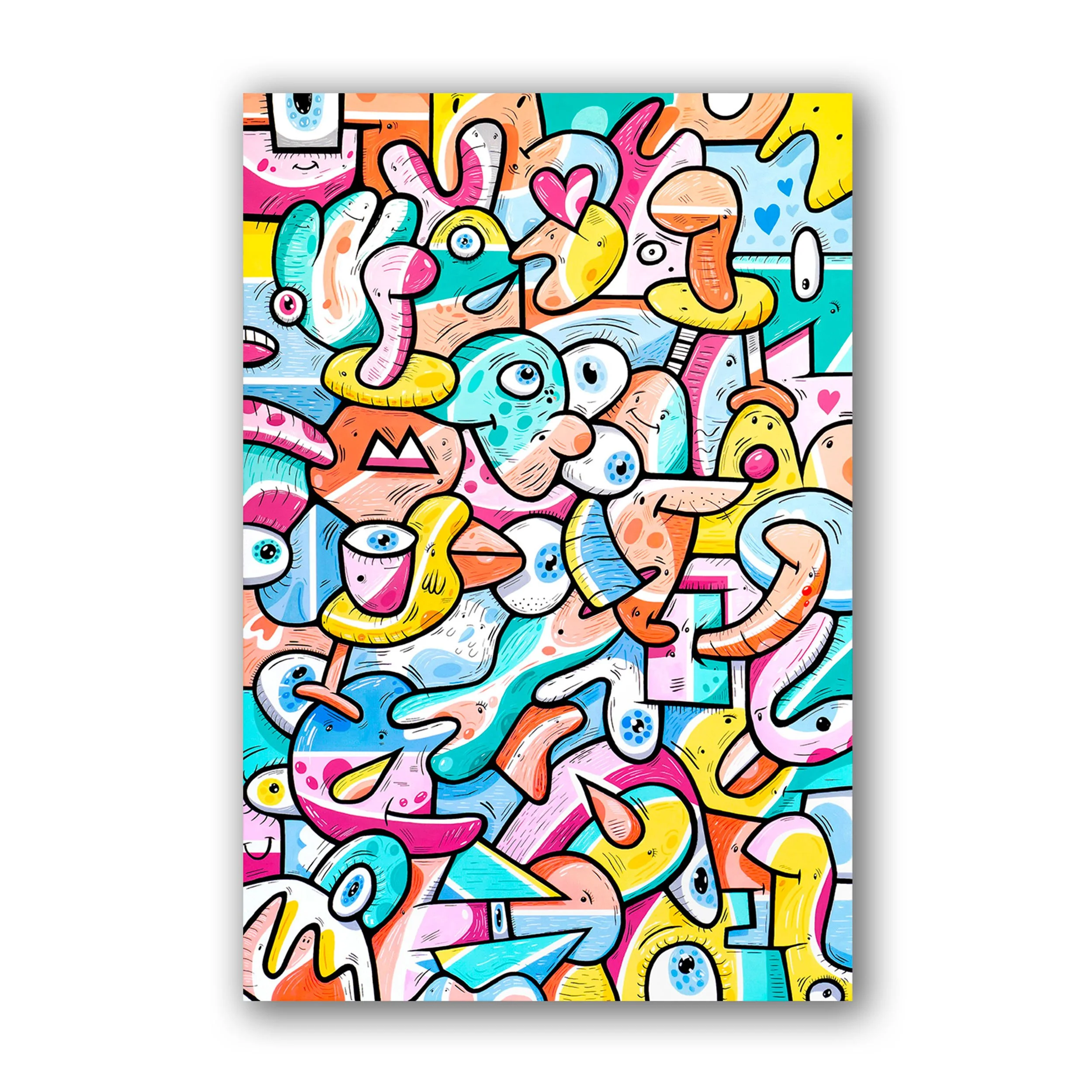 La sirène - Pièce unique - 80x120 cm