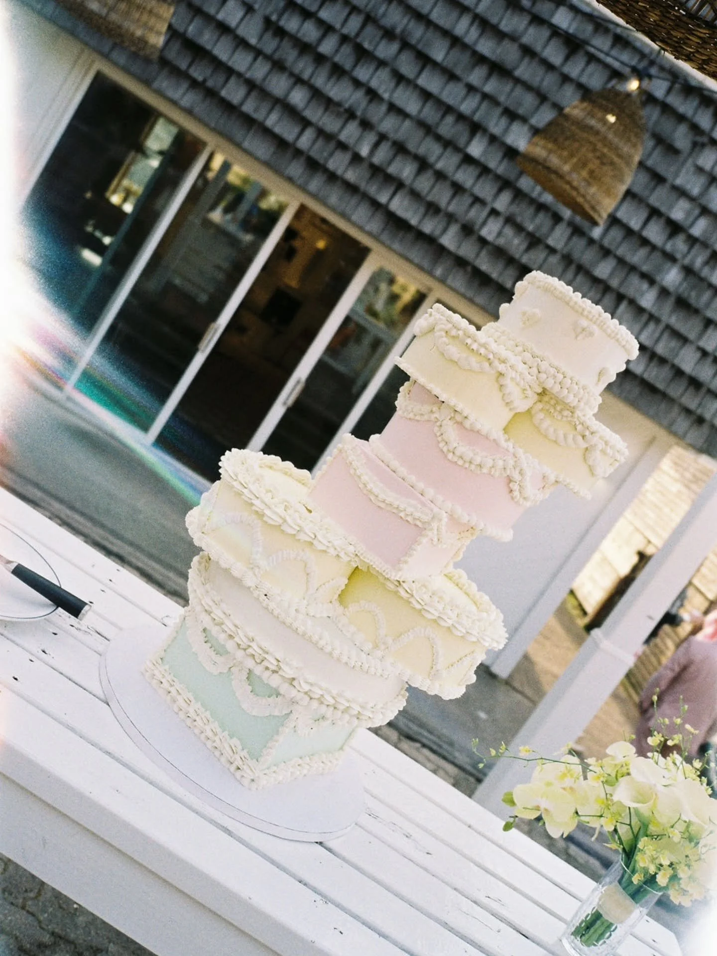 Trendsetter - Briony was ahead of the curve with this stacked wedding cake moment! We're loving the drama, the playful proportions, and the slightly surreal quality of her sweetest centrepiece!

Bride and Groom @briony @stephenjames.jpg 
Wedding Coor