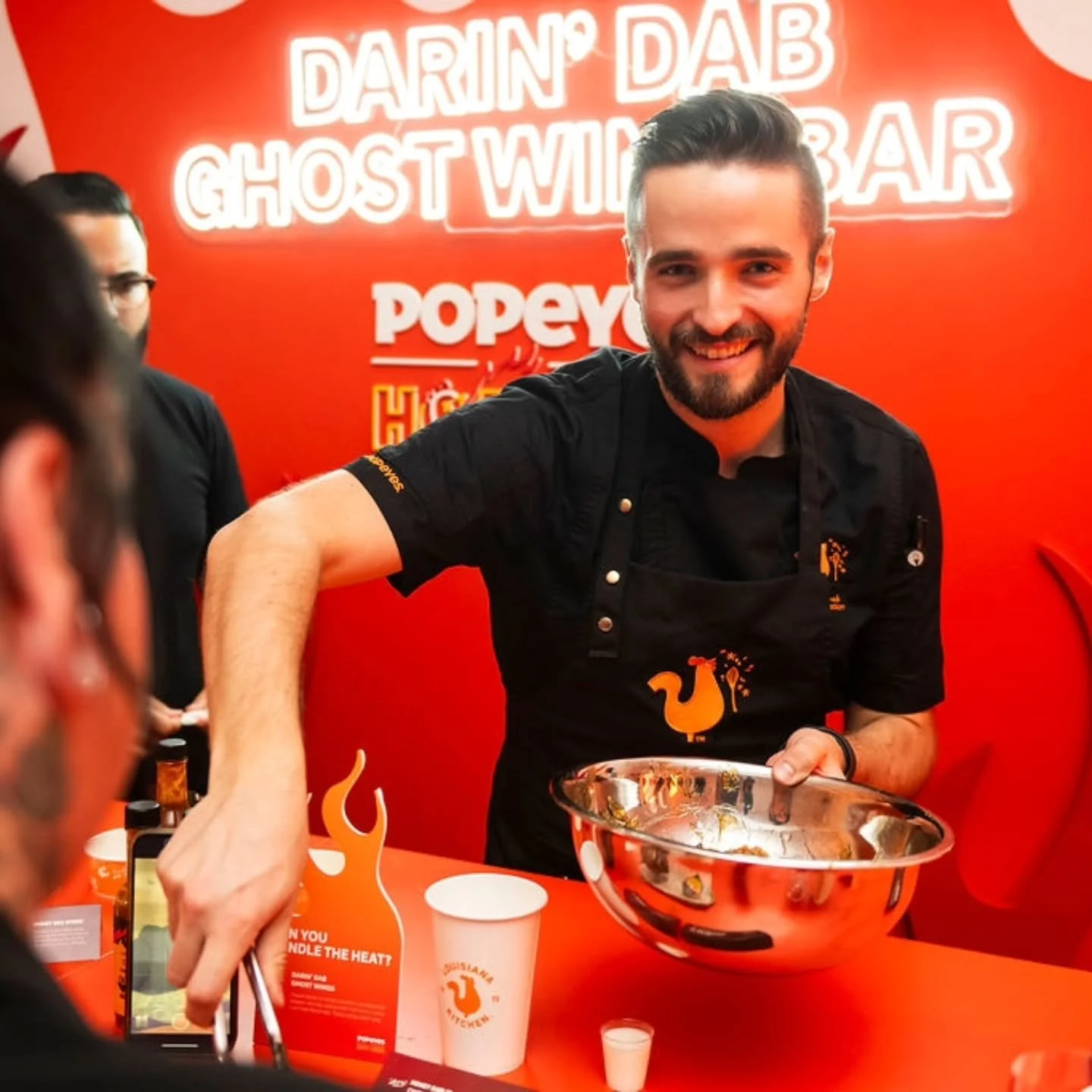 Guests came for the heat&hellip; and felt it 🔥

This experience was all about the bold, fiery flavour that Popeyes Louisiana Kitchen brings to every bite. From the Smokin&rsquo; Rojo Sandwich Bar to the Daring Dab Ghost Wings, guests pushed their li