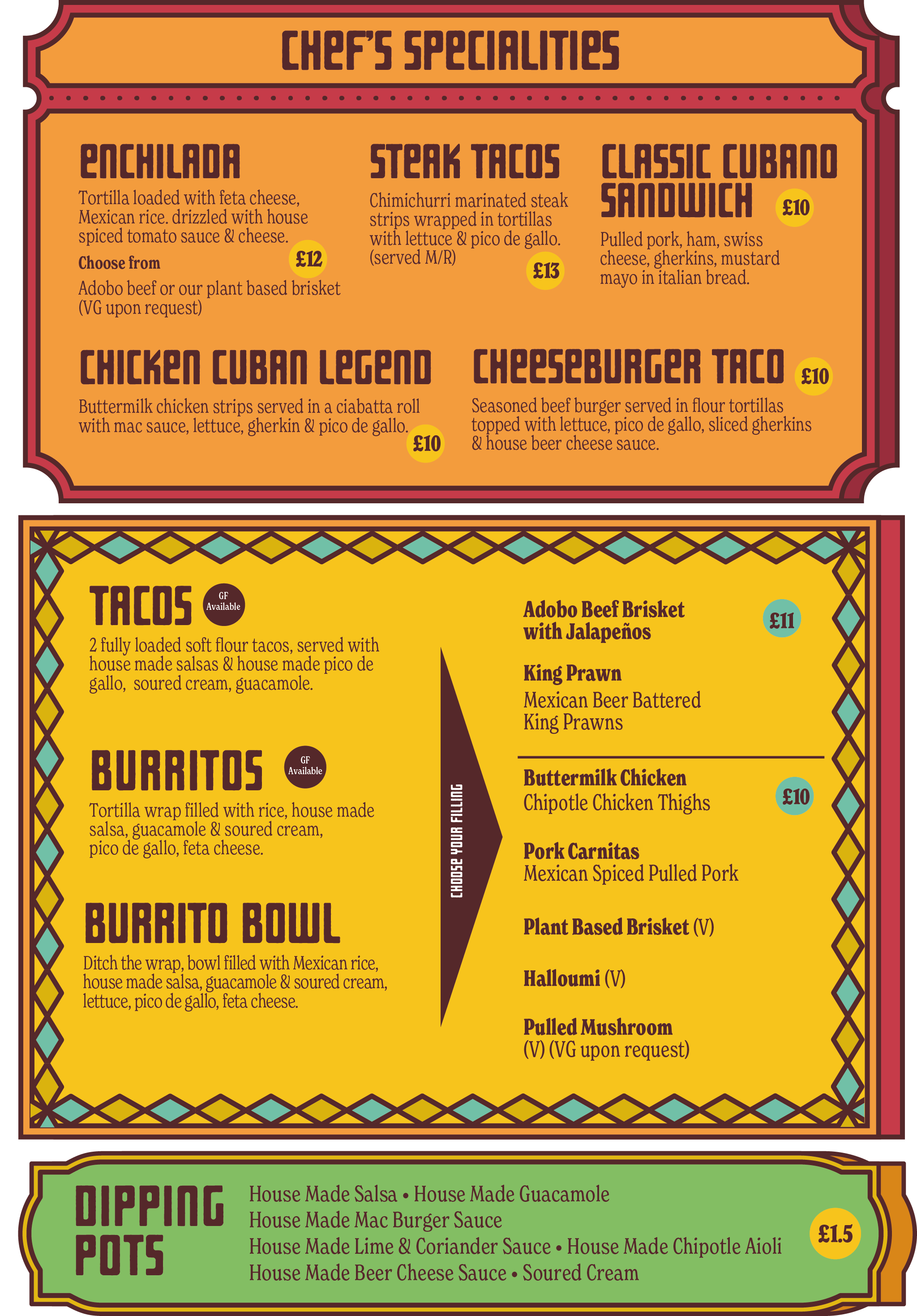 Food — Cuban Pete's
