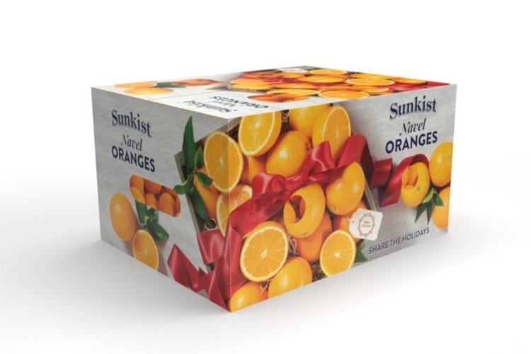 Sunkist holiday citrus box.
