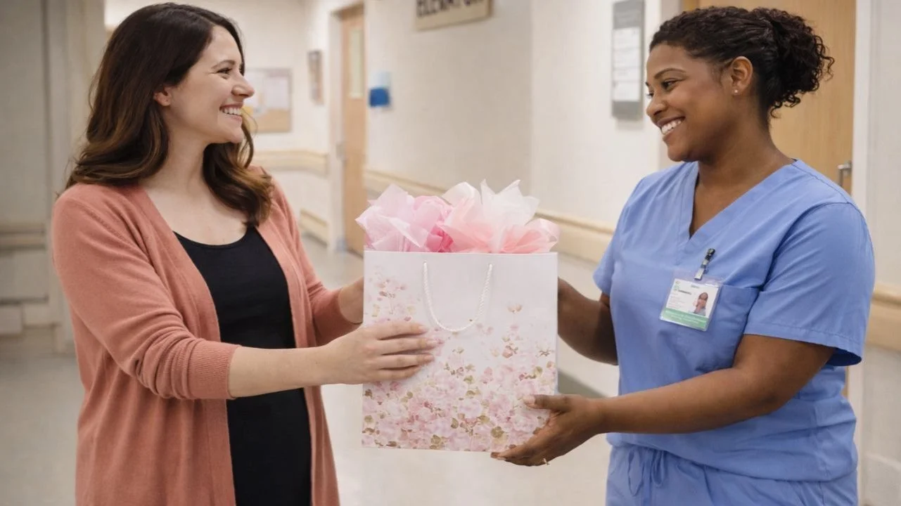 Thank You Nurse Gift Basket Ideas After Delivery