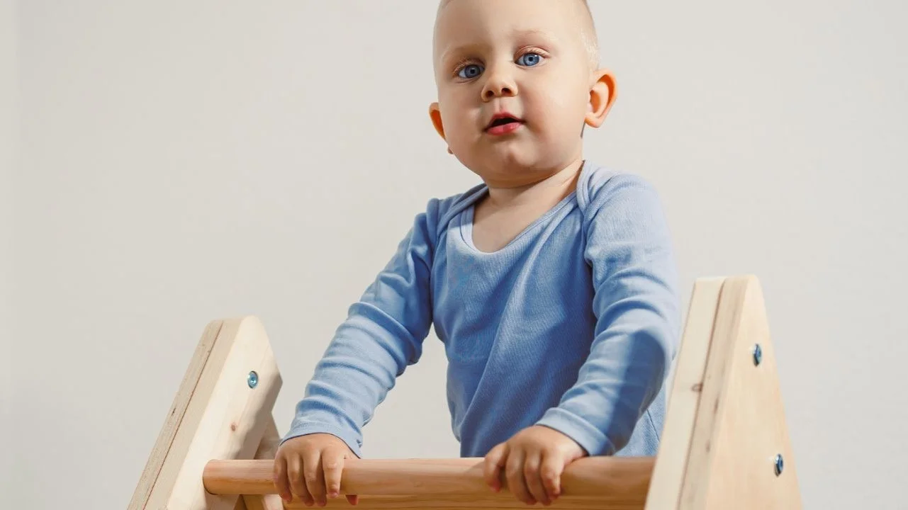 toddler climbing