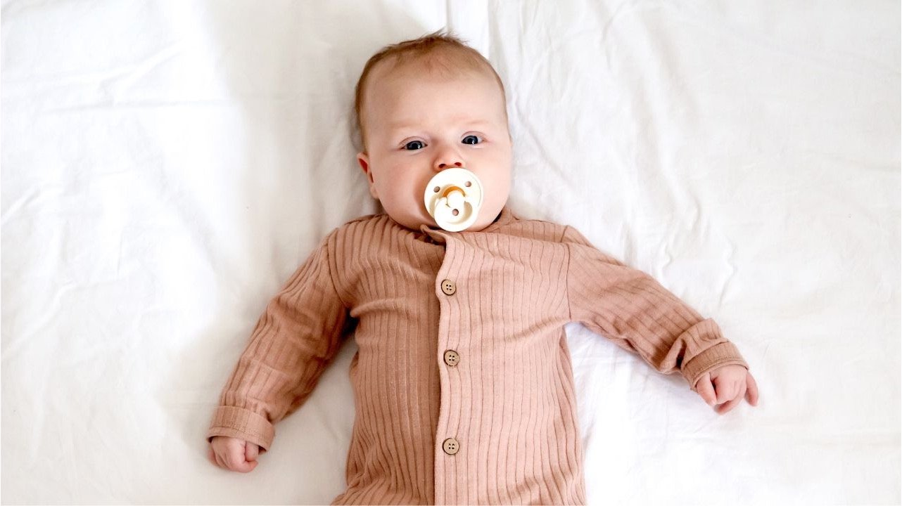 baby with pacifier