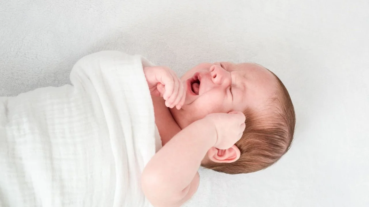 baby crying in sleep