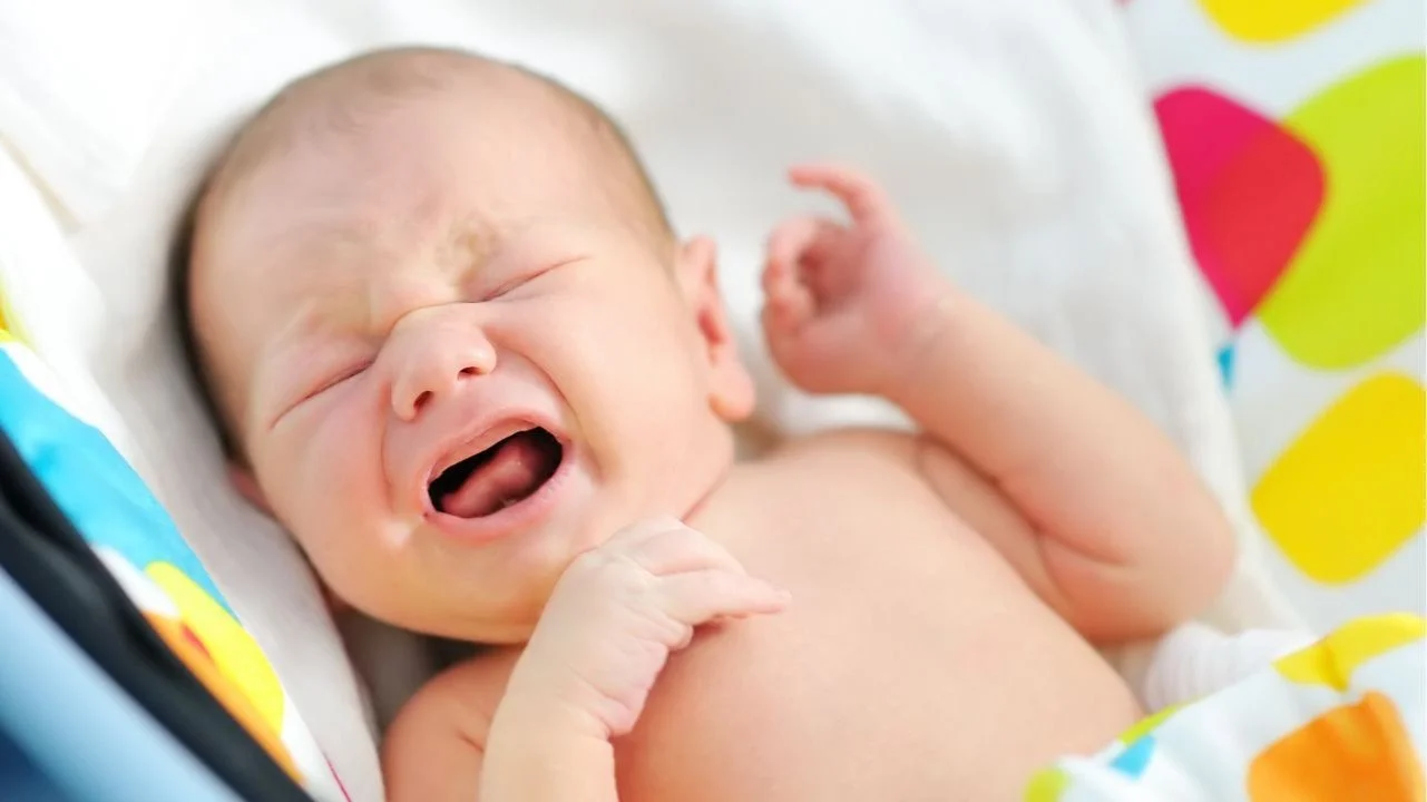 crying overstimulated baby