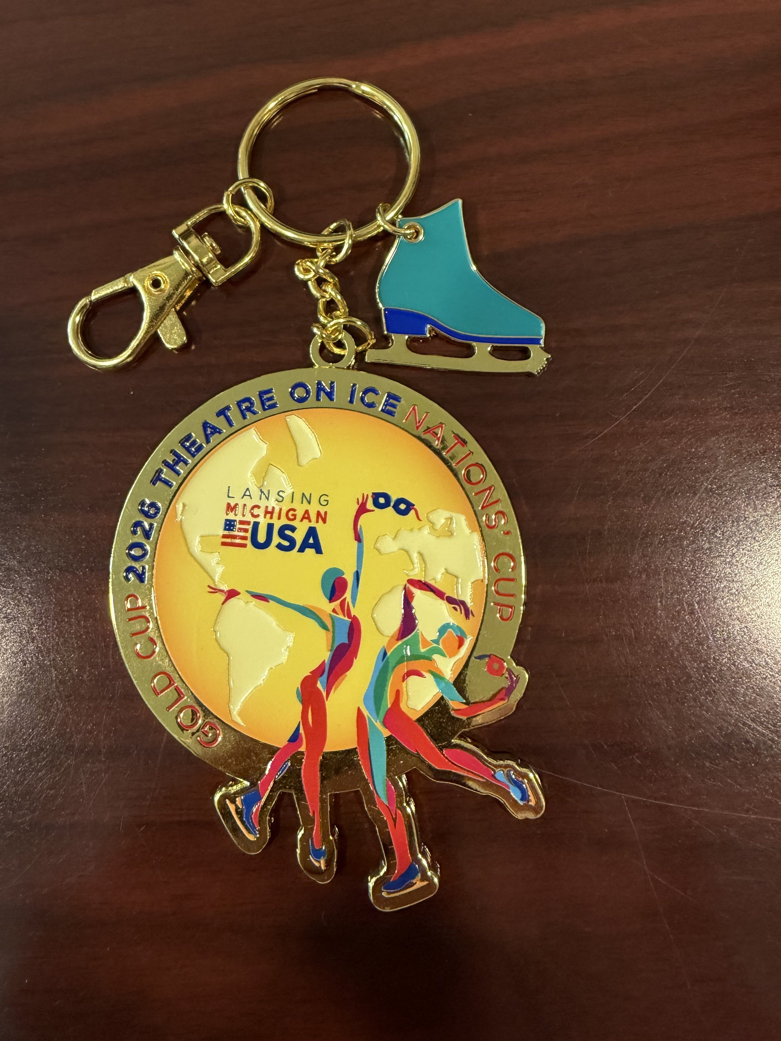 2026 Nations' Cup | Gold Cup Keychain/Bag Charm