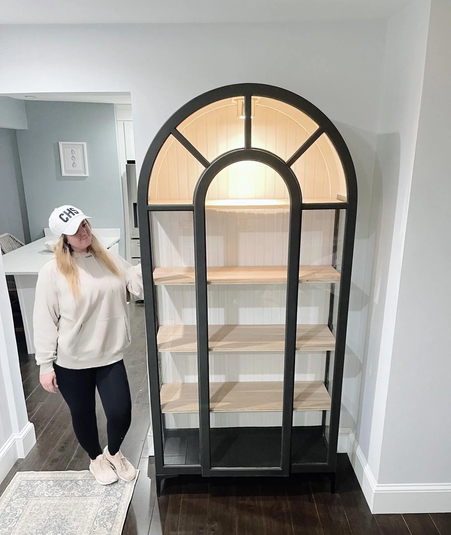 Arched Cabinet Marketplace Makeover