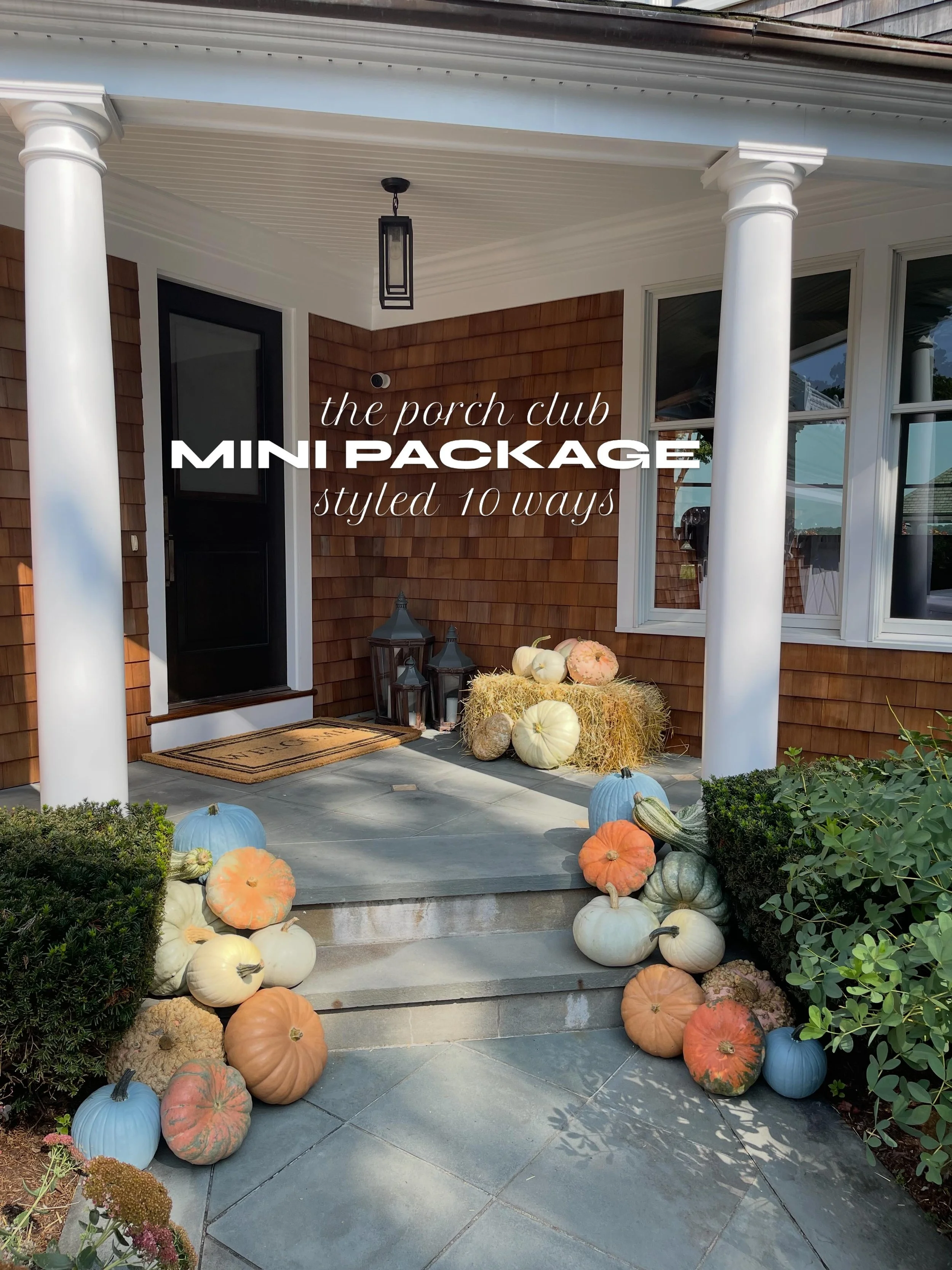10 porches. 10 personalities. One signature package.

Which pumpkin personality are you? 👀🎃💫

From classic to collected and layered.. the same package is never styled the same way twice. 

#fallporch #pumpkins #falldecor