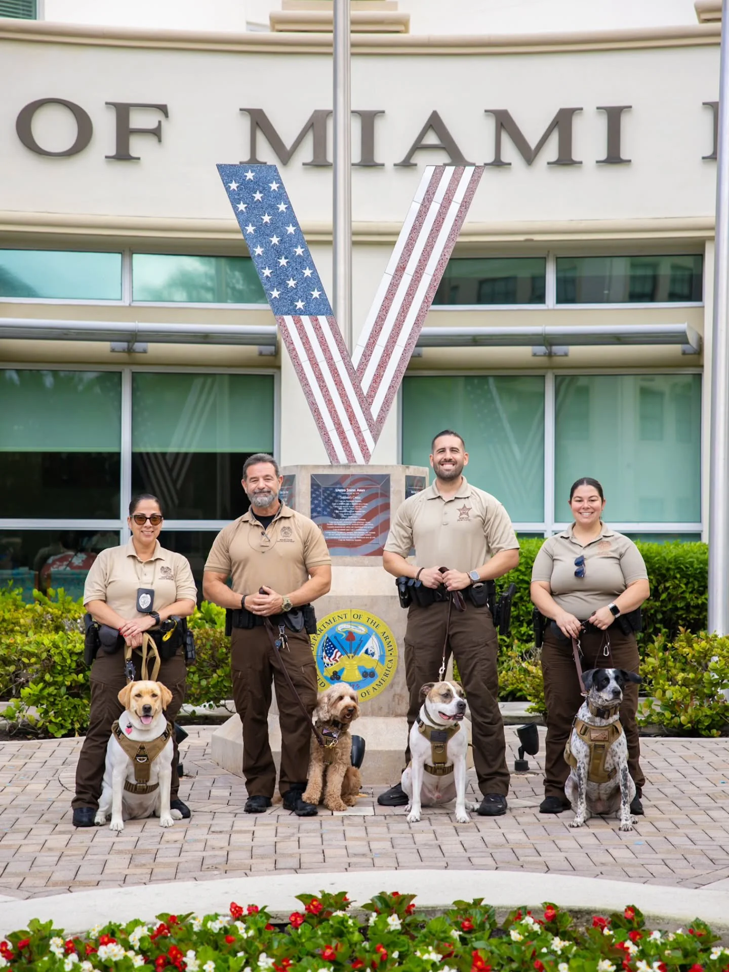 Thanks to MDPD for stopping by with their amazing pups and bringing some joy to the office at @town_of_miami_lakes today!

#FerrallsPhotography #Photograph #Photographer #Photography #Photoshoot #PhotoSession  #SouthFloridaPhotographer #MDPD #MiamiDa