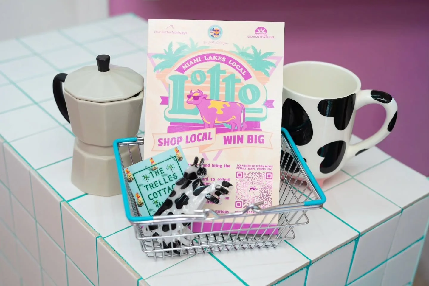 Proud to finally announce that I am an official sponsor of the Miami Lakes Local Lotto. 🐮 I am not originally from Miami Lakes, but have spent a large portion of my life there. Getting to support Kimberly and her creative idea is an honor. Kimberly 