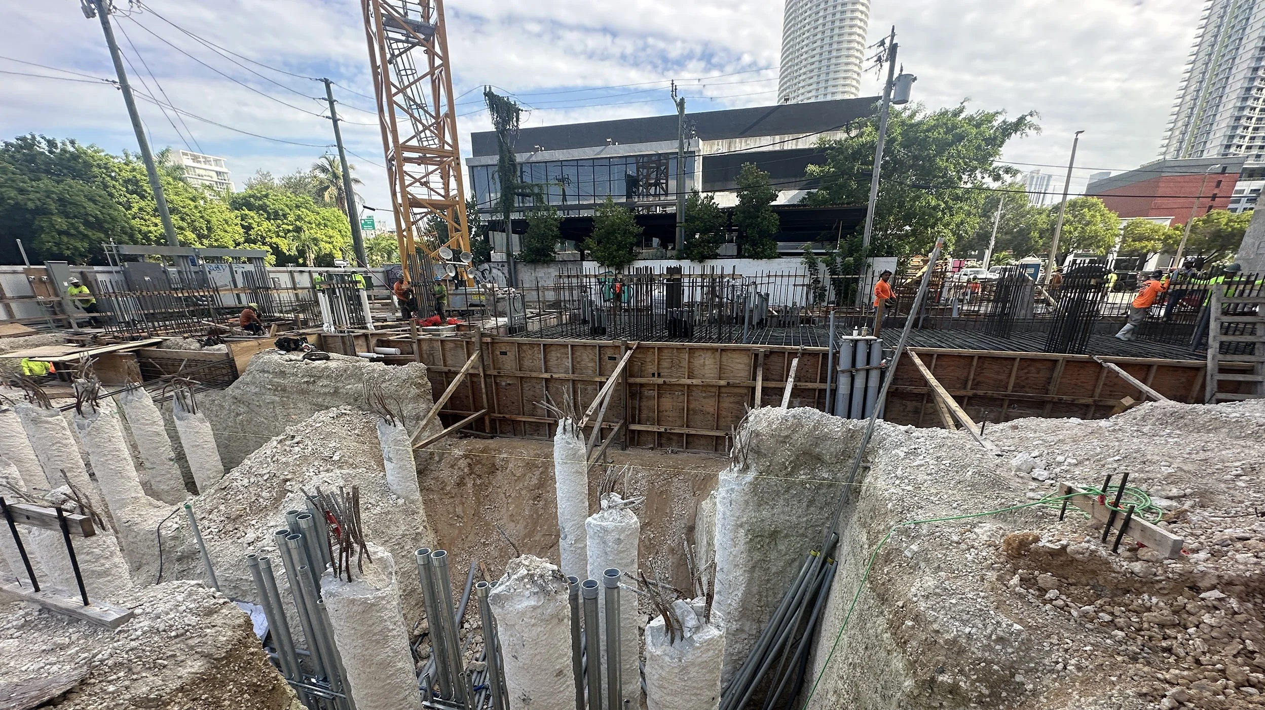 Smart Brickell Luxe Tower: Construction Progress Update – Pile Cap Foundation