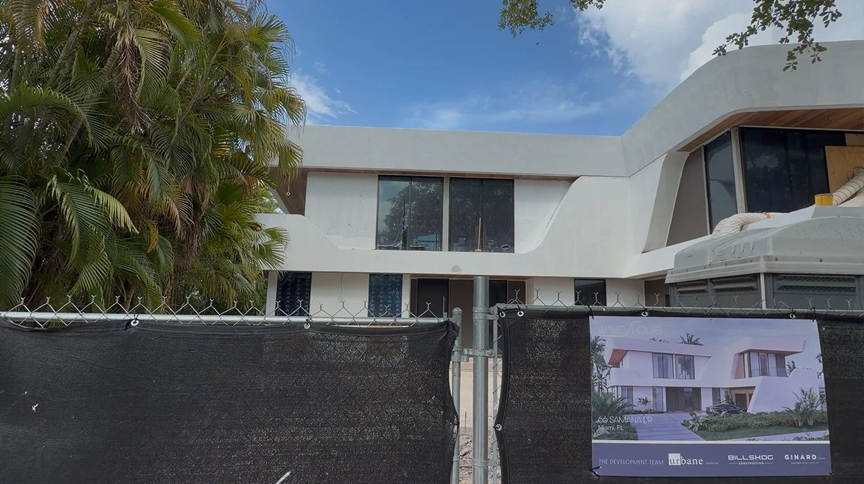 Wave House Construction Update: A Luxury Residence Nearing Completion in Coconut Grove, Miami