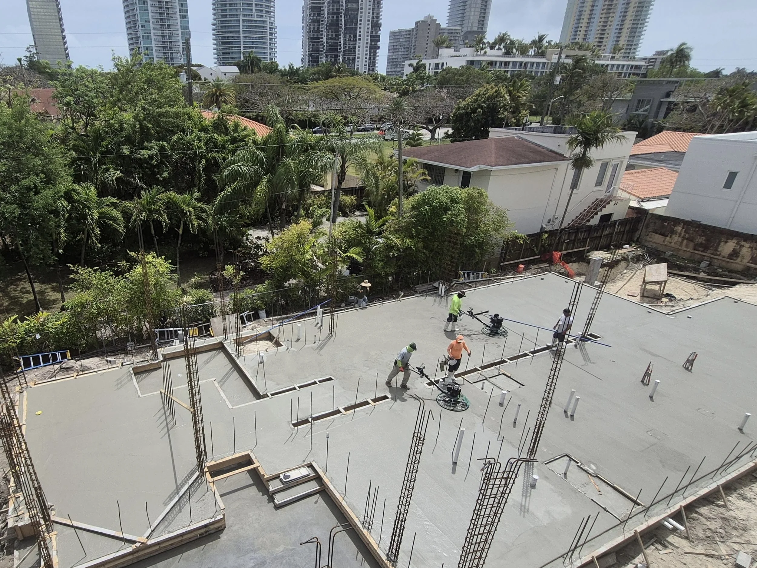 On April 2nd, Villa Serena reached a critical milestone: the slab on grade was successfully poured.