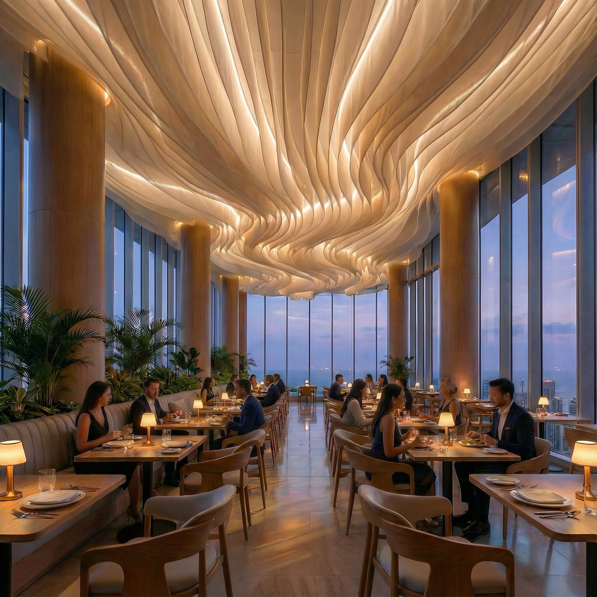 F8 Miami | Contemporary Restaurant Interior in Brickell