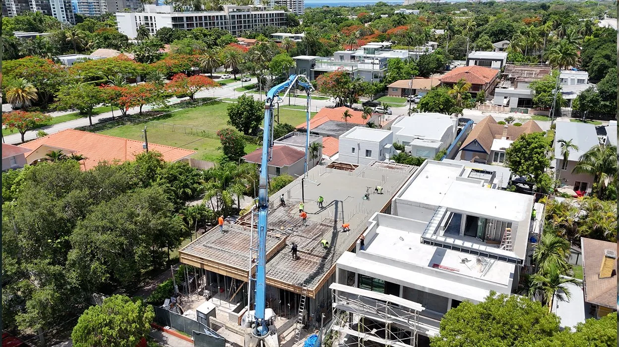 Villa Serena Construction Update: First Floor Structure Takes Shape in Brickell, Miami
