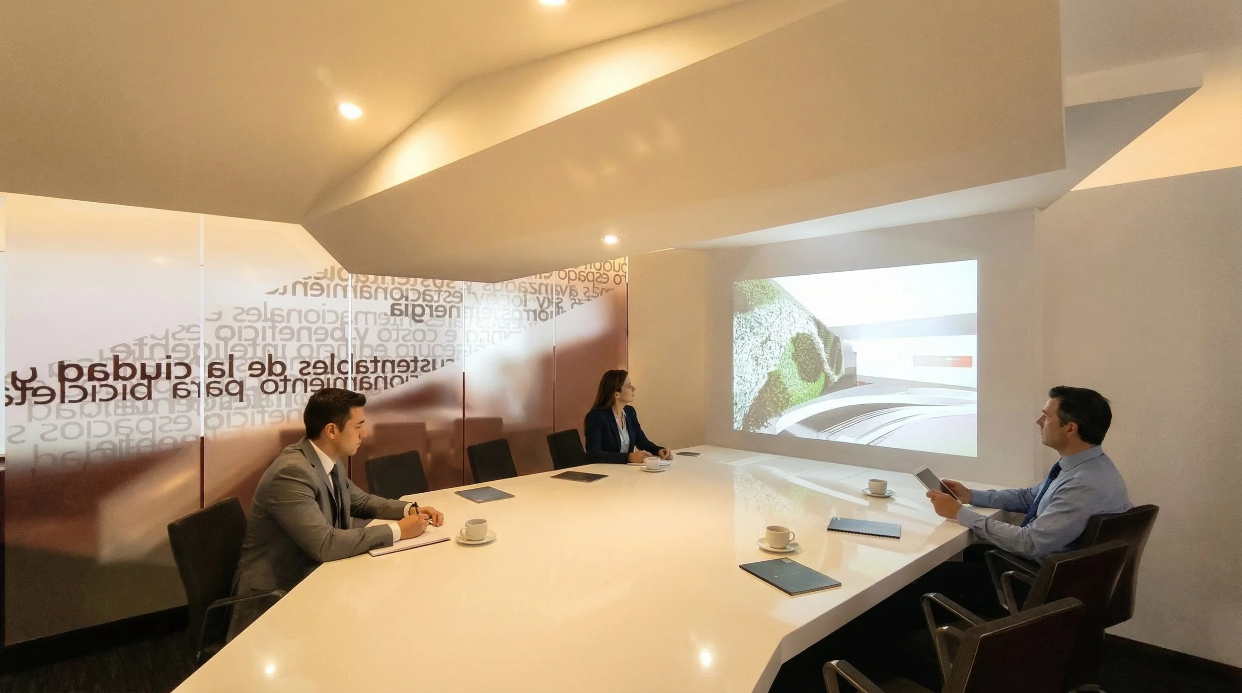 Workstations and meeting areas are organized to support flexibility, focus, and interaction—without visual clutter.