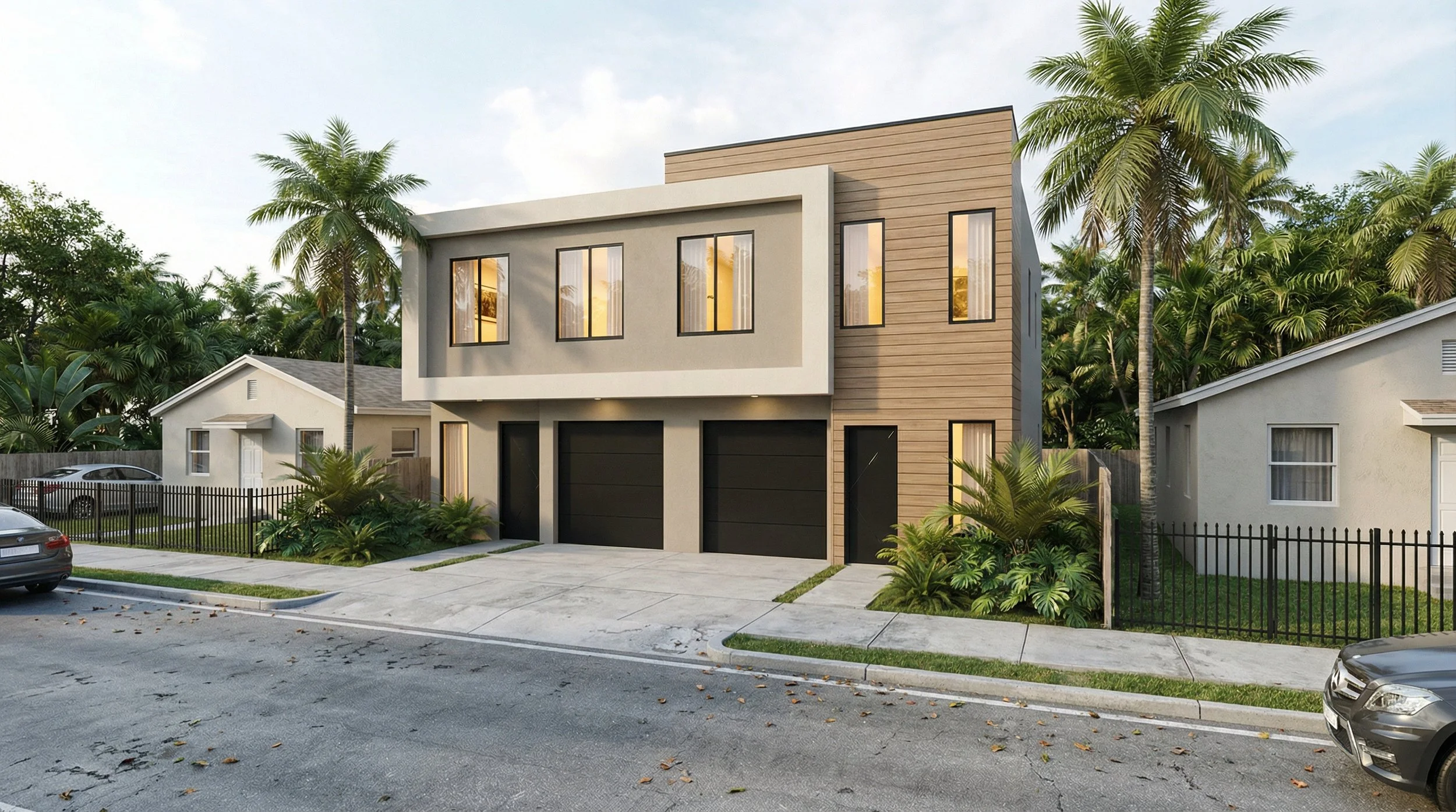 Rather than expressing the building as two separate units, the design presents a unified architectural composition that contributes positively to the character of the street while promoting a stronger sense of community and belonging.
