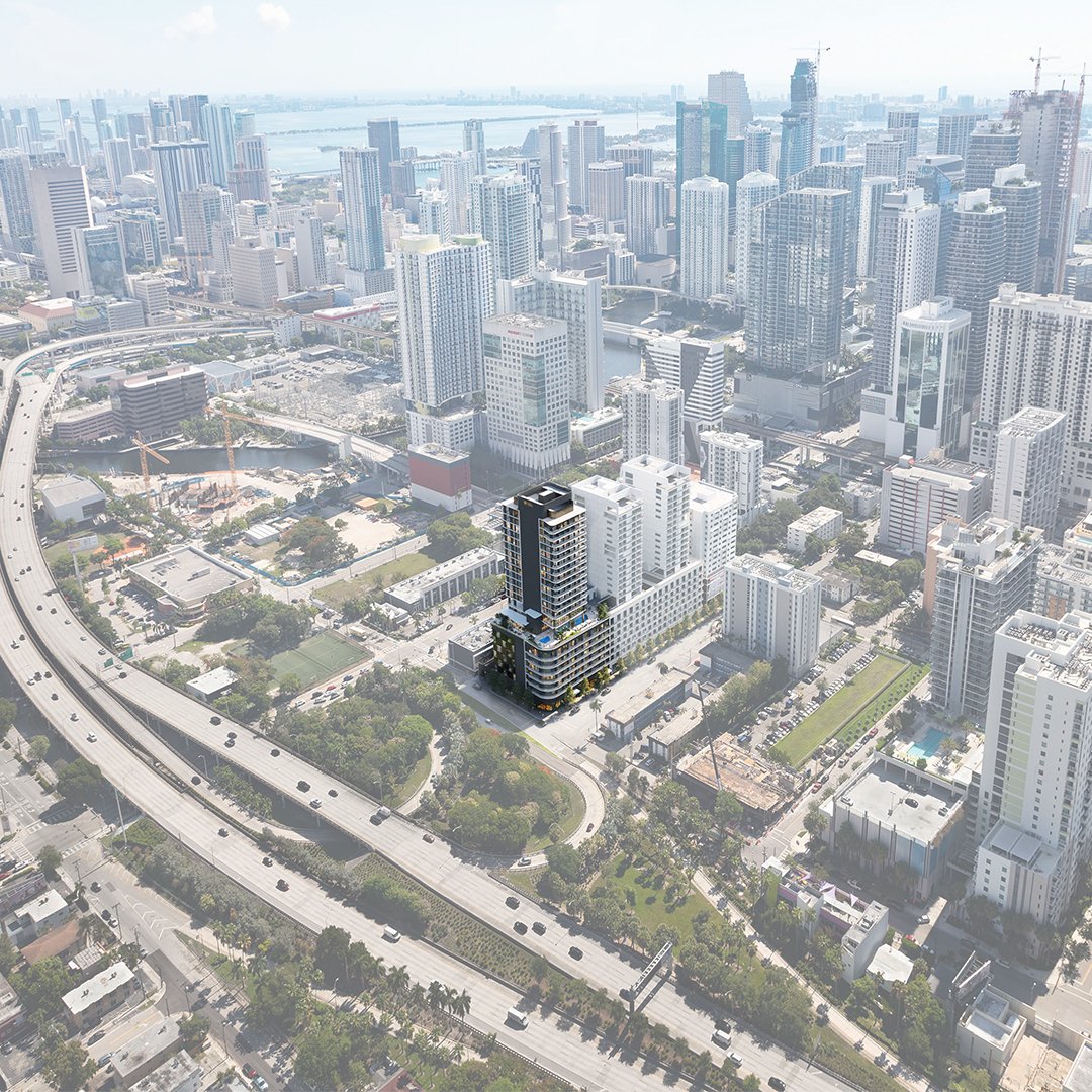 Smart Brickell Luxe Tower designed by Miami commercial architects.