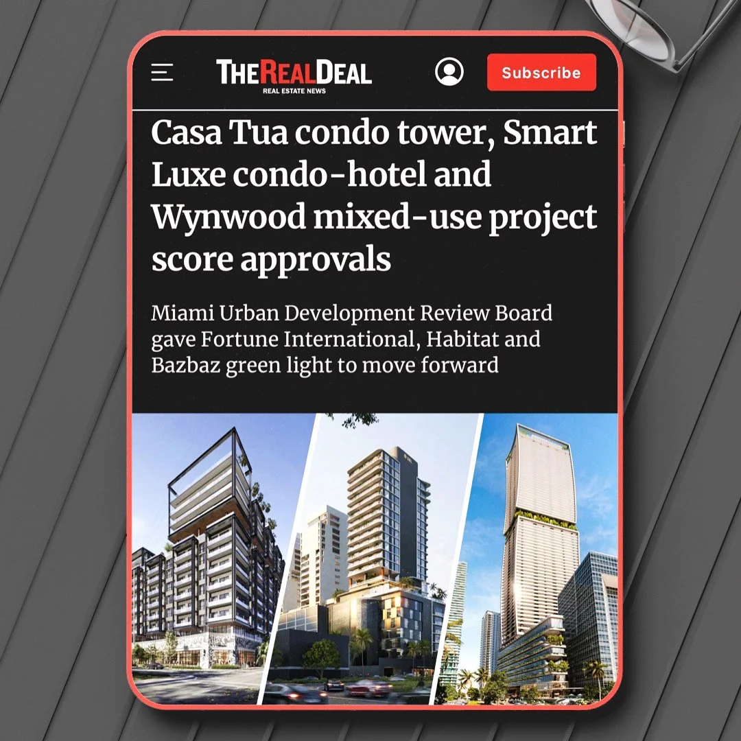 Our high-rise building - Smart Brickell Luxe - has received approval from the Miami Urban Design Review Board ( UDRB ). This is a significant milestone for Ginard Studio, and we are grateful to everyone involved in making this possible.