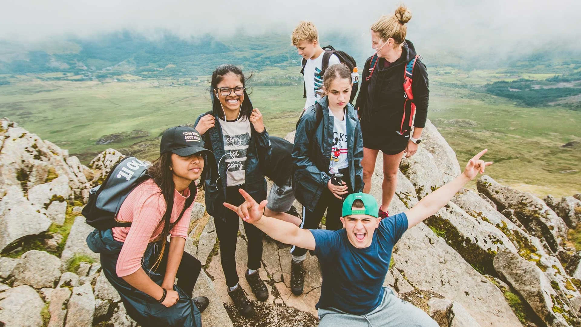 Teen coaching and adventure activities as part of the City Trippin project