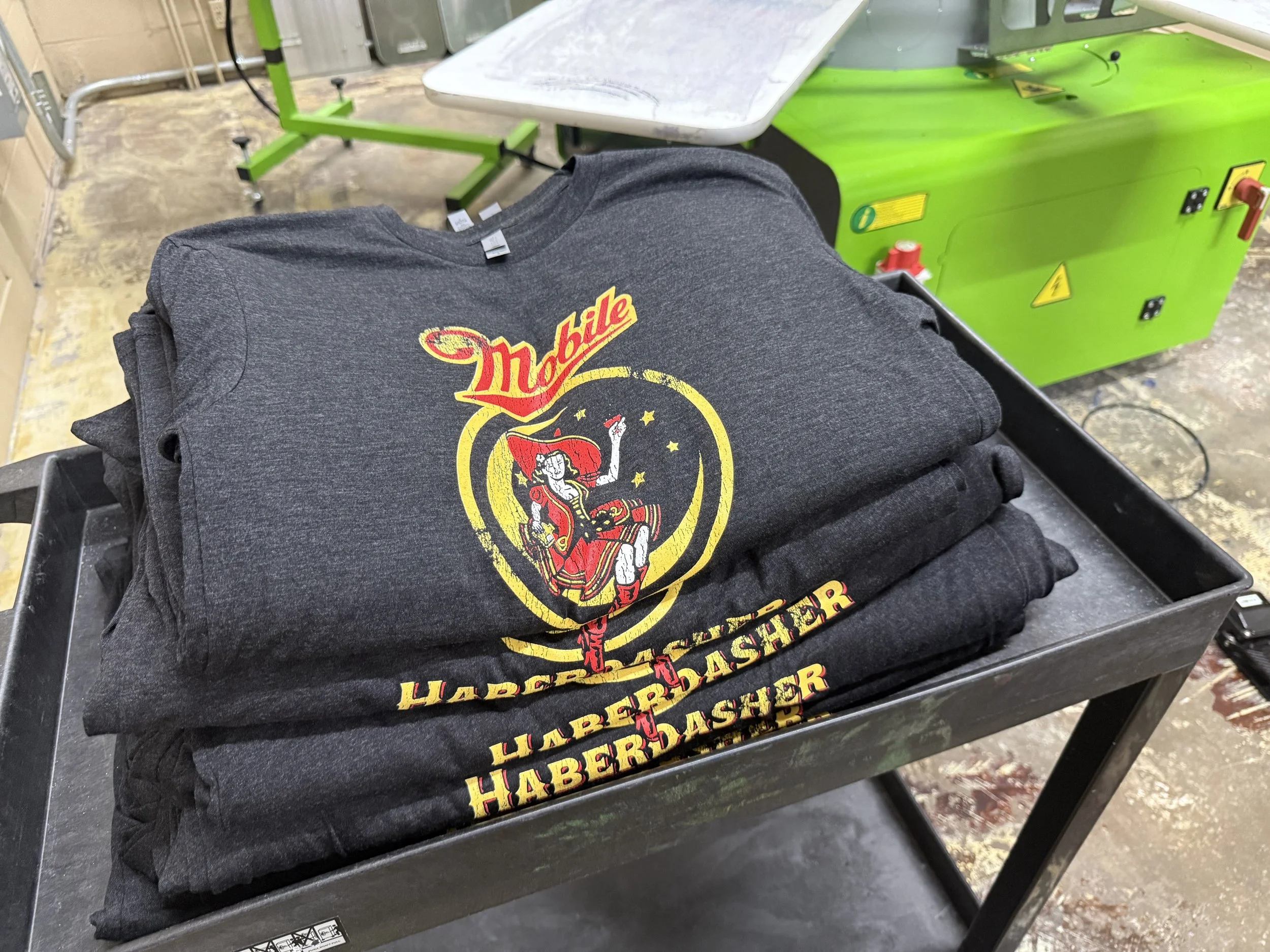 Retail Bar Apparel Screen Printing Mobile Alabama