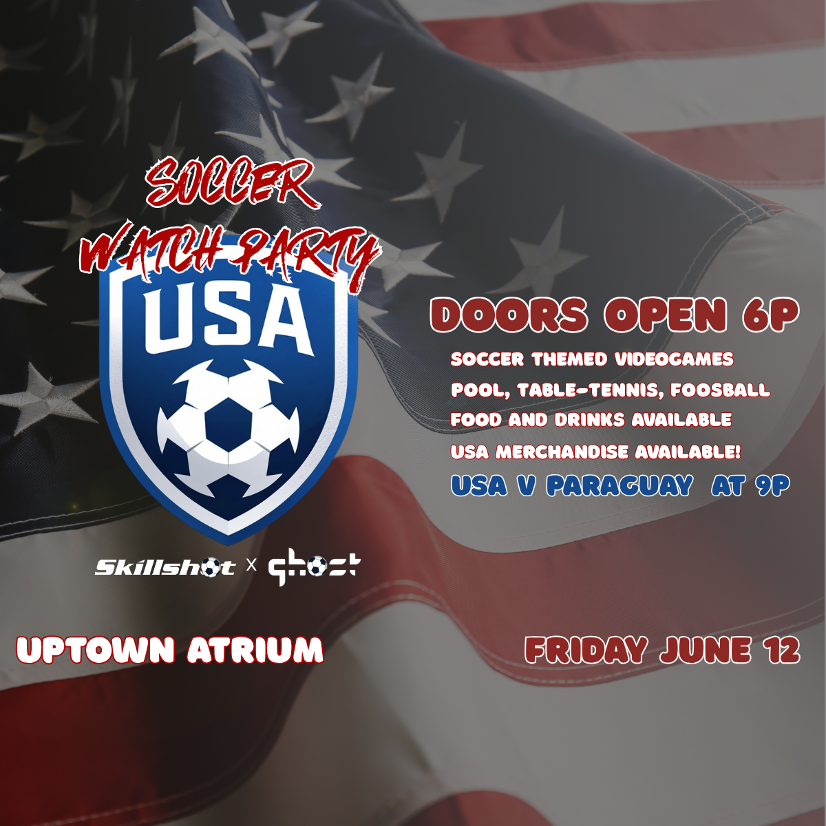Skillshot Videogame Soccer &amp; World Cup Watch Party