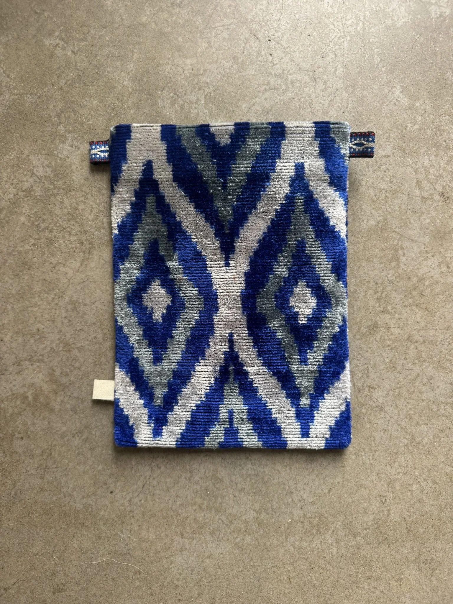 EMF Blocking Phone Pouch blue silk.jpeg