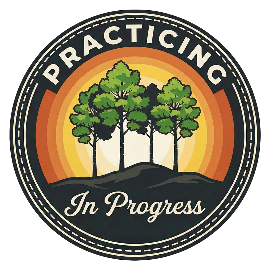 Practicing badge for the Storywork Coaching Collective Price Tier.