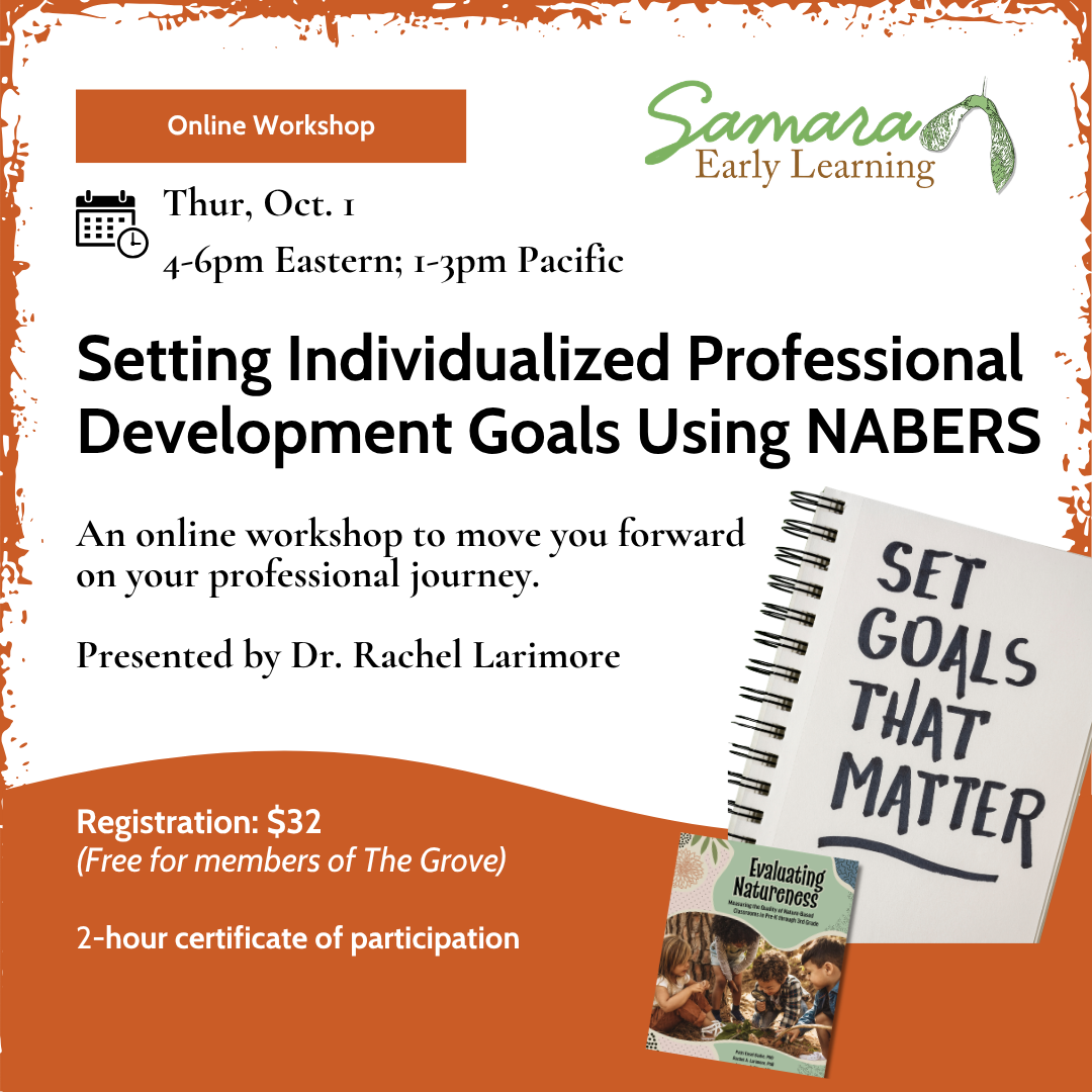 Setting Individualized Professional Development Goals Using NABERS (Online Workshop)
