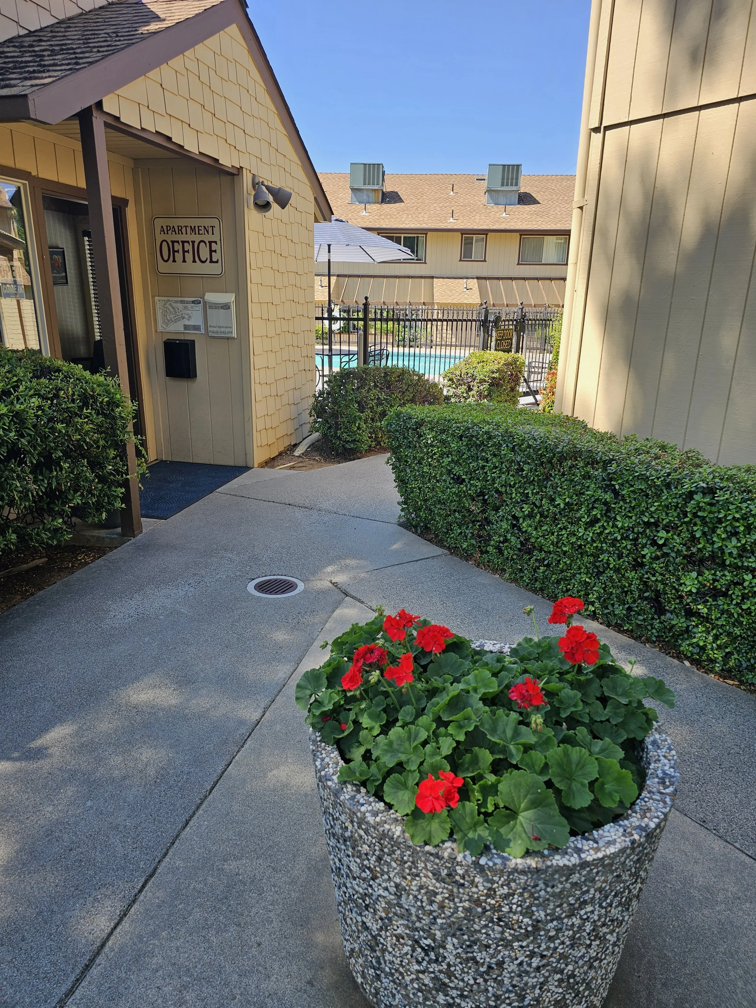 Exterior view of Management Office entry