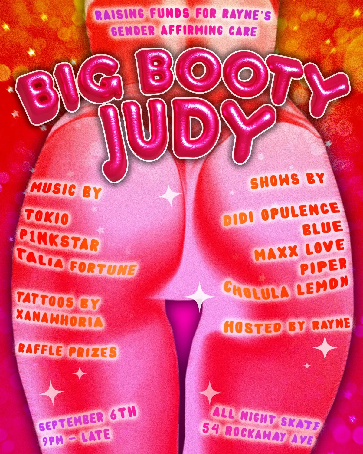 Big Booty Judy: Raising Funds for Rayne’s Gender Affirming Care