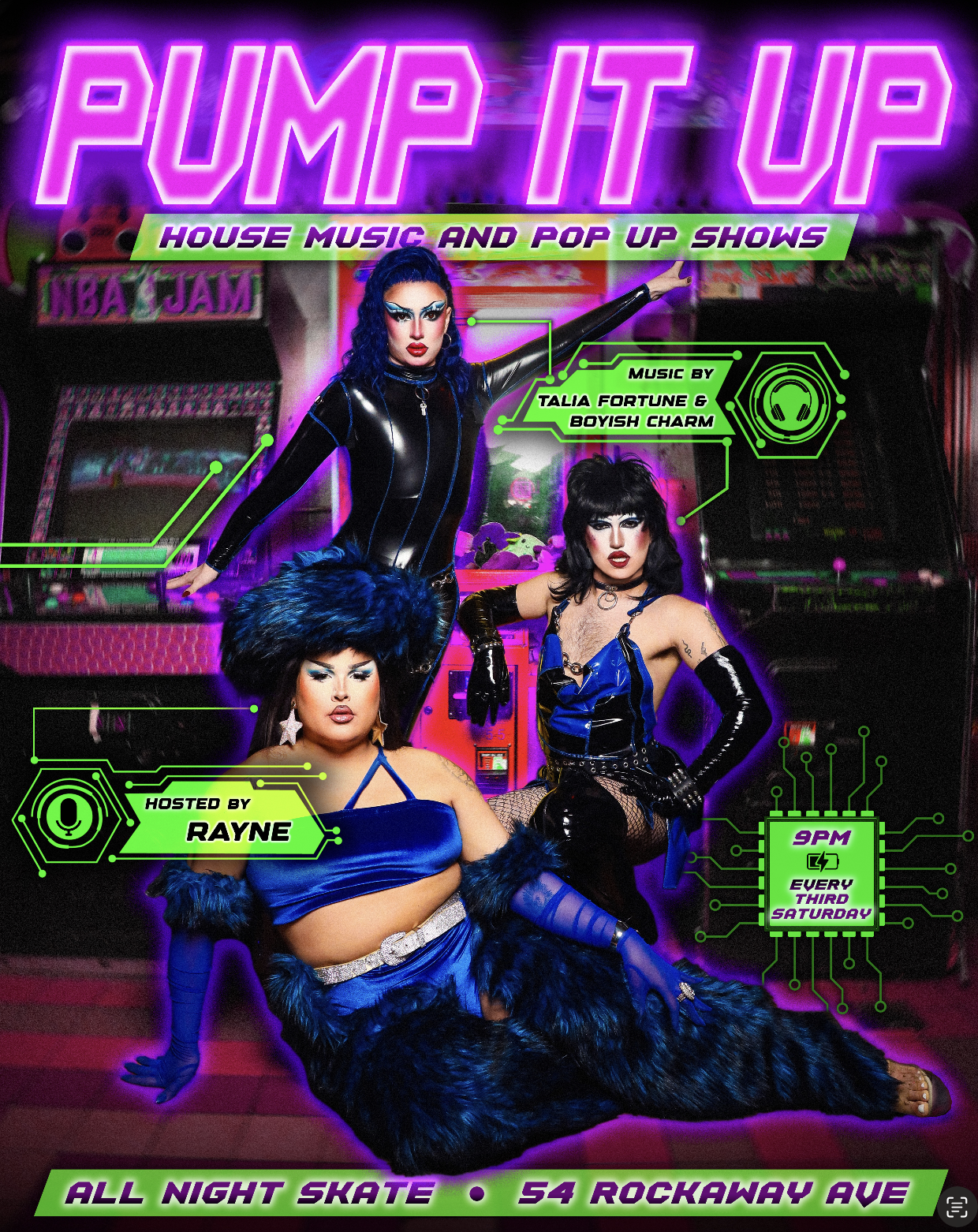Pump It Up! With Boyish Charm & Rayne