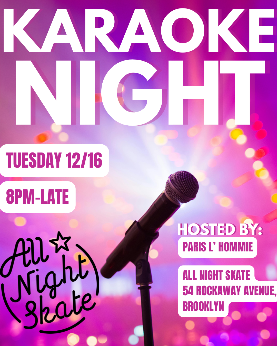 Karaoke Night w/ Paris 