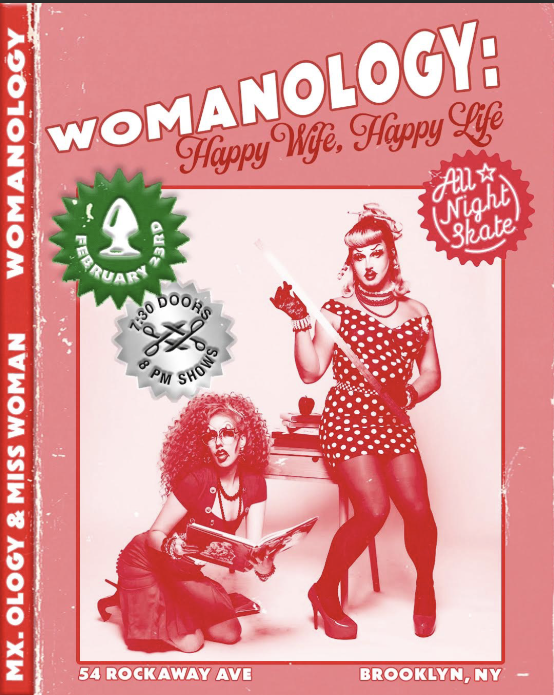Womanology Hosted by Mx. Ology and Woman Miss Woman