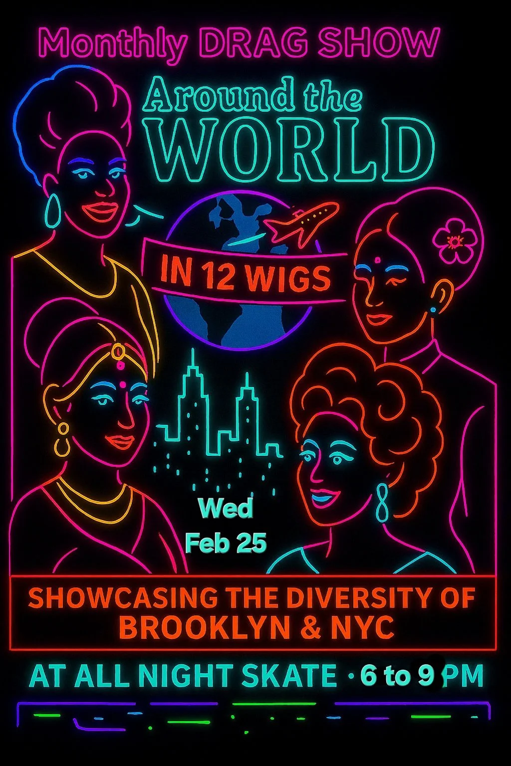 Around the World in 12 Wigs hosted by Lal Batti