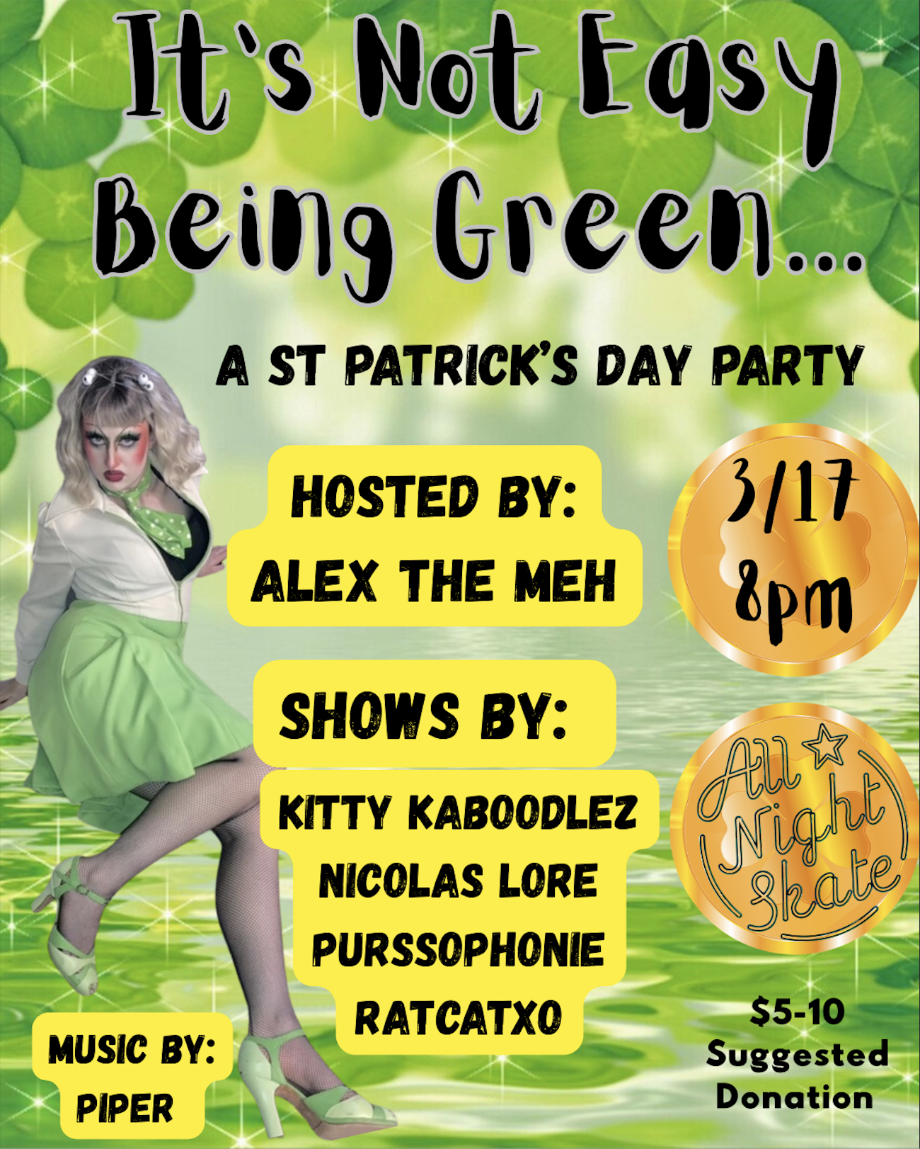 St. Patrick's Day Party w/ Alex the Meh