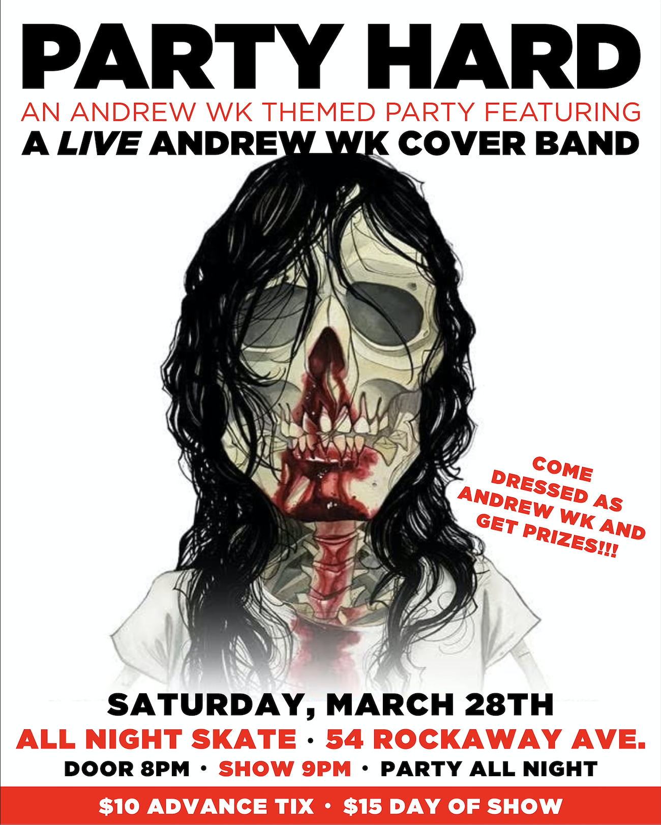 Party Hard: An Andrew WK Themed Party